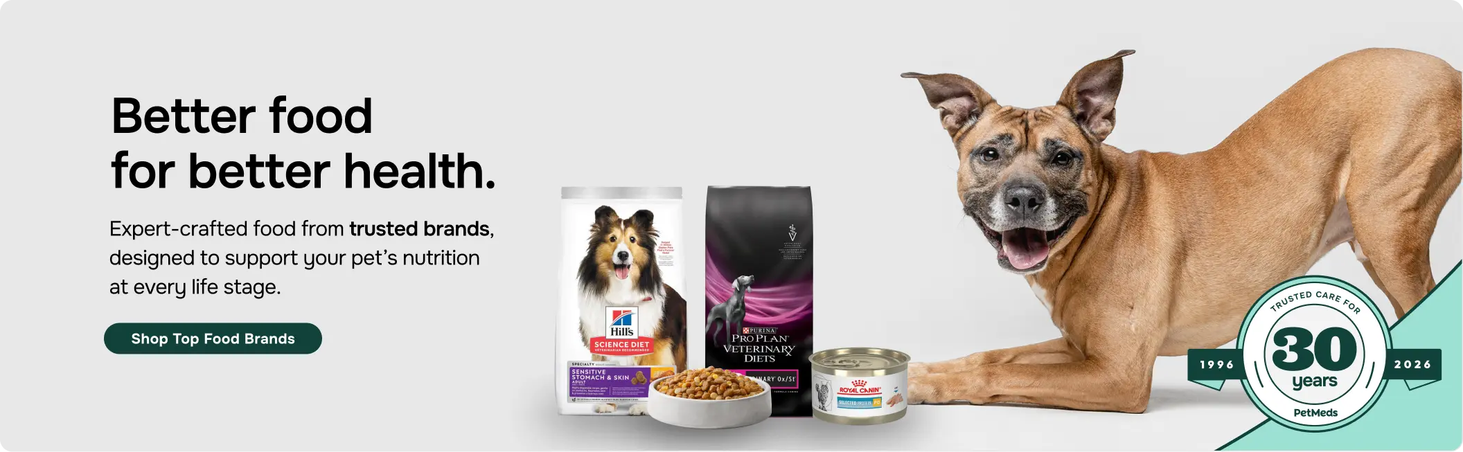 Top Food Brands (Hills, Purina and Royal Canin)