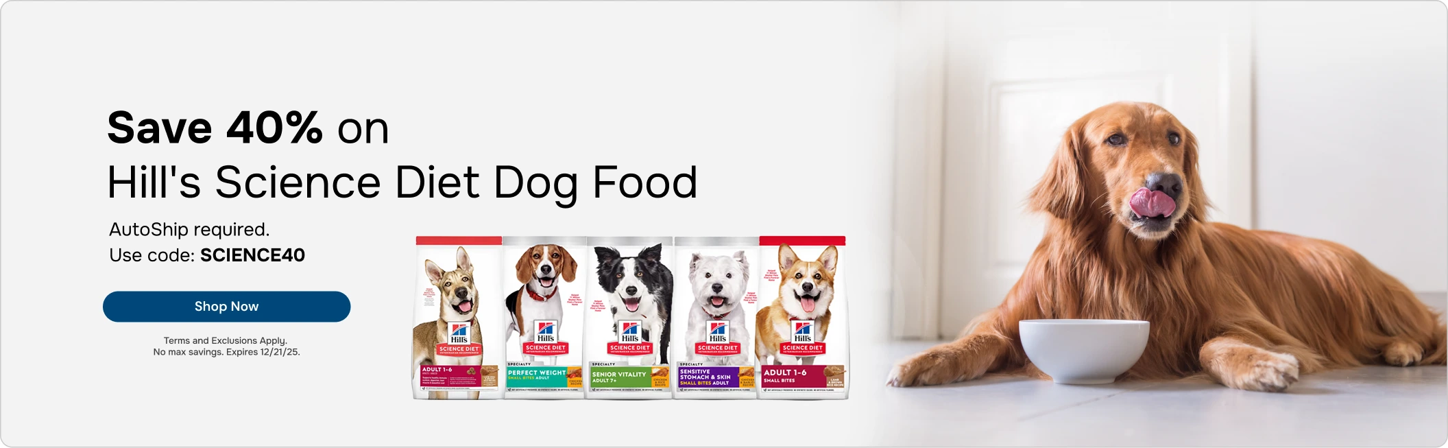 Hill's SCIENCE40 Banner