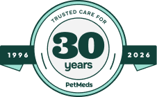 30 years PetMeds Logo