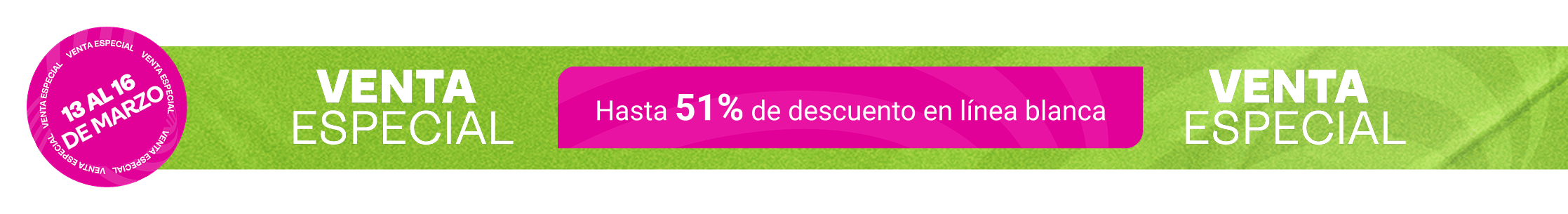 Cintillo descuento 50%
