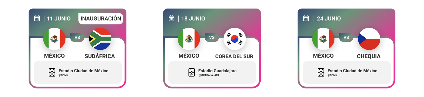 Partidos de fútbol 2026