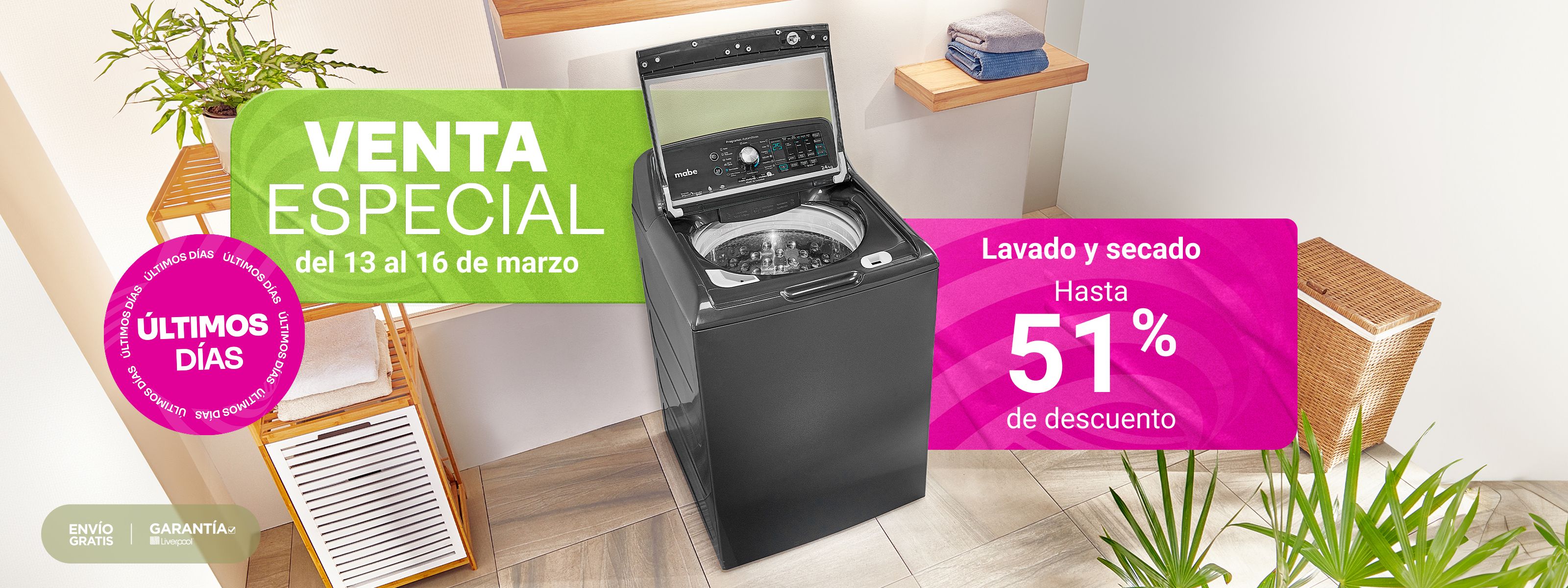 Lavado y secado últimos días