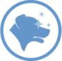 Dog vision loss icon