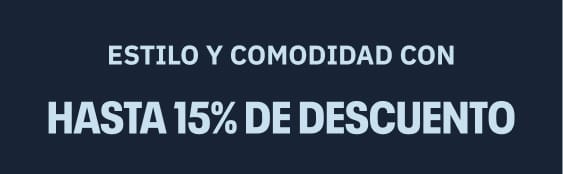15% de descuento