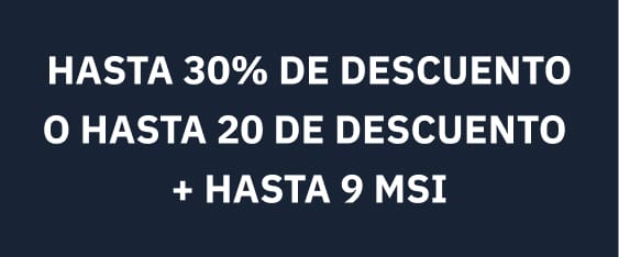 Hasta 30% de descuento