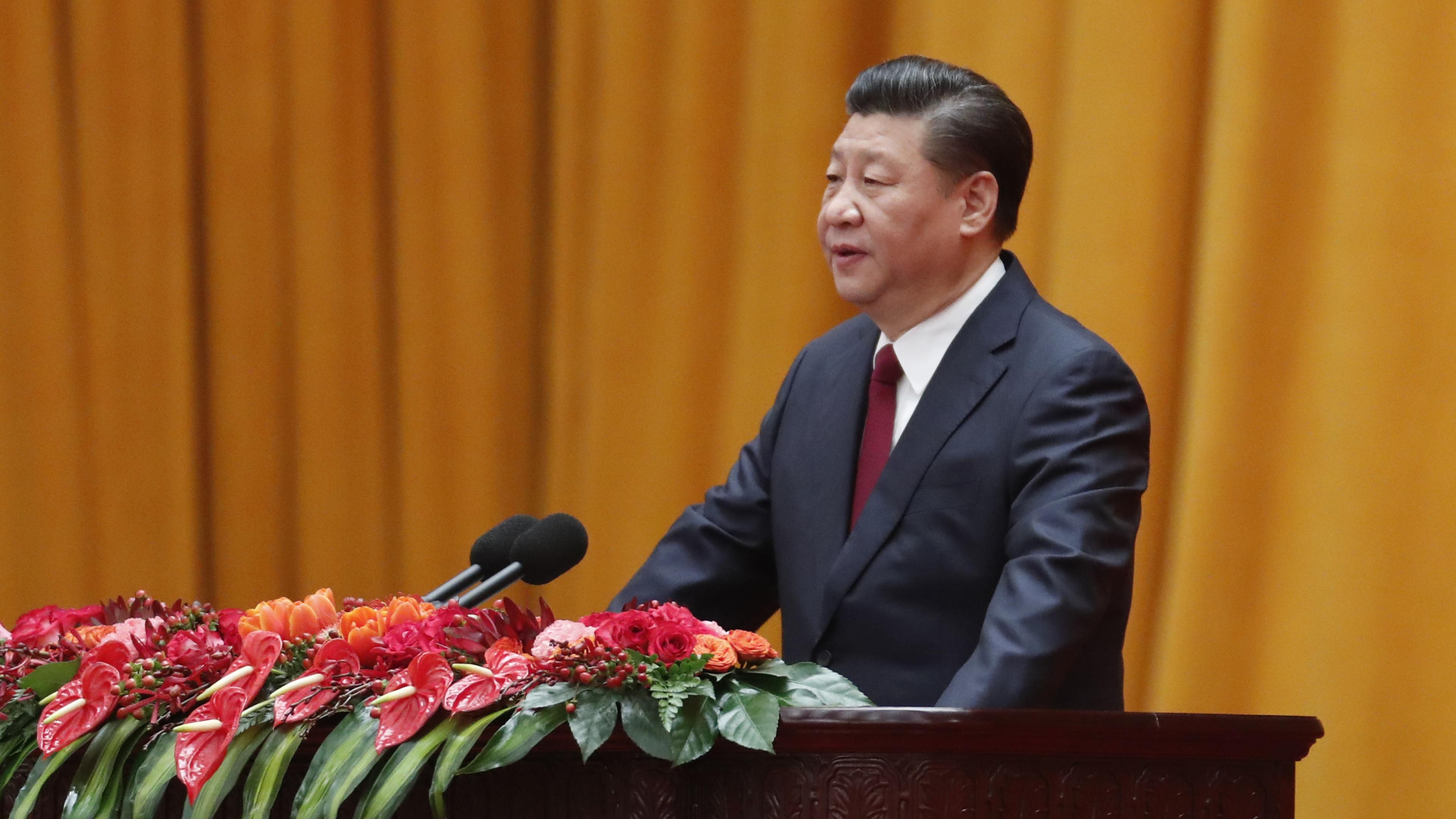 Xi Jinping at 2018 Chinese New Year celebration party