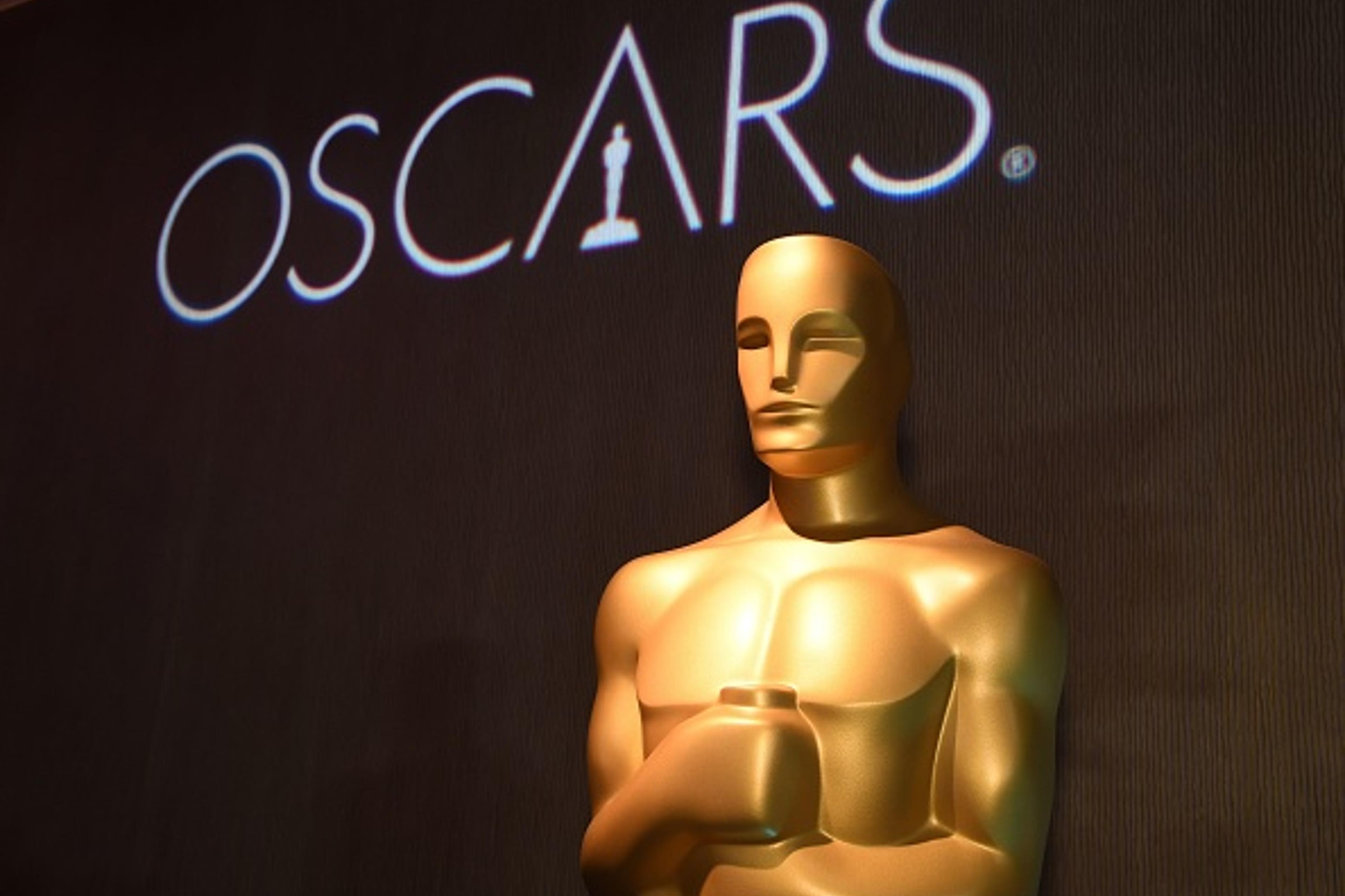 Oscar statue watches over the 91st Oscars Nominees Luncheon at the Beverly Hilton hotel on February 4, 2019 in Beverly Hills.