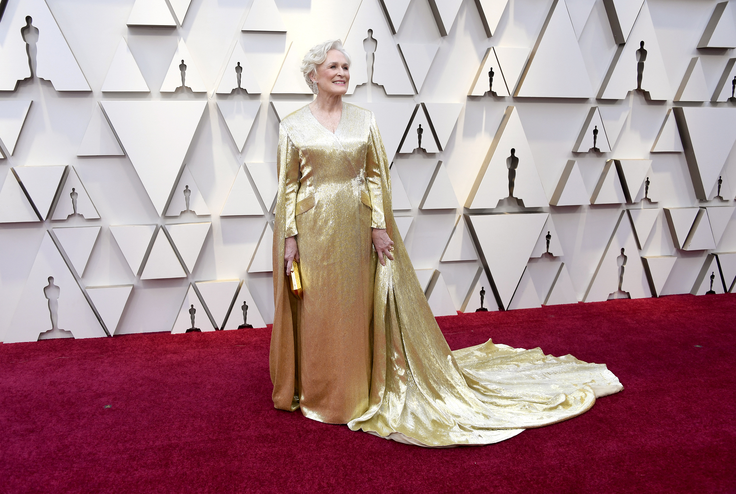 Oscars 2019: Glenn Close Looked Just Like an Oscar