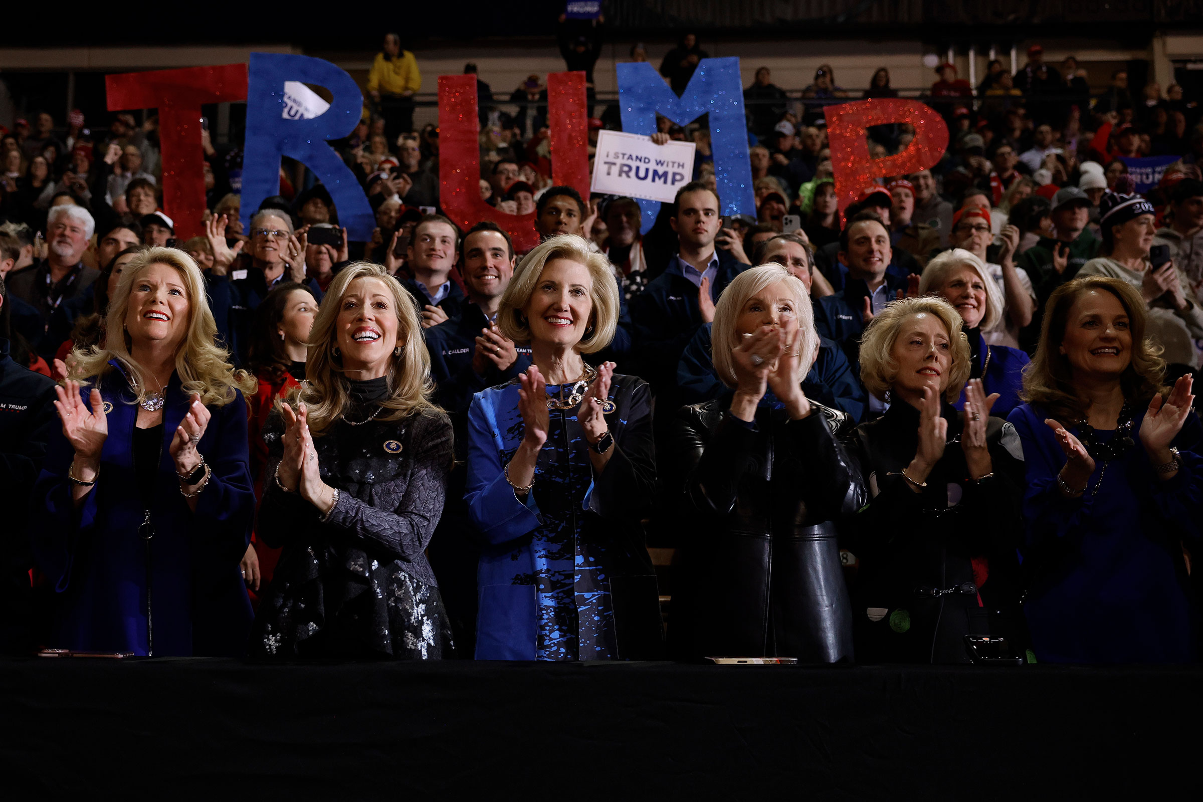 Donald Trump Holds Campaign Rally In Manchester, NH