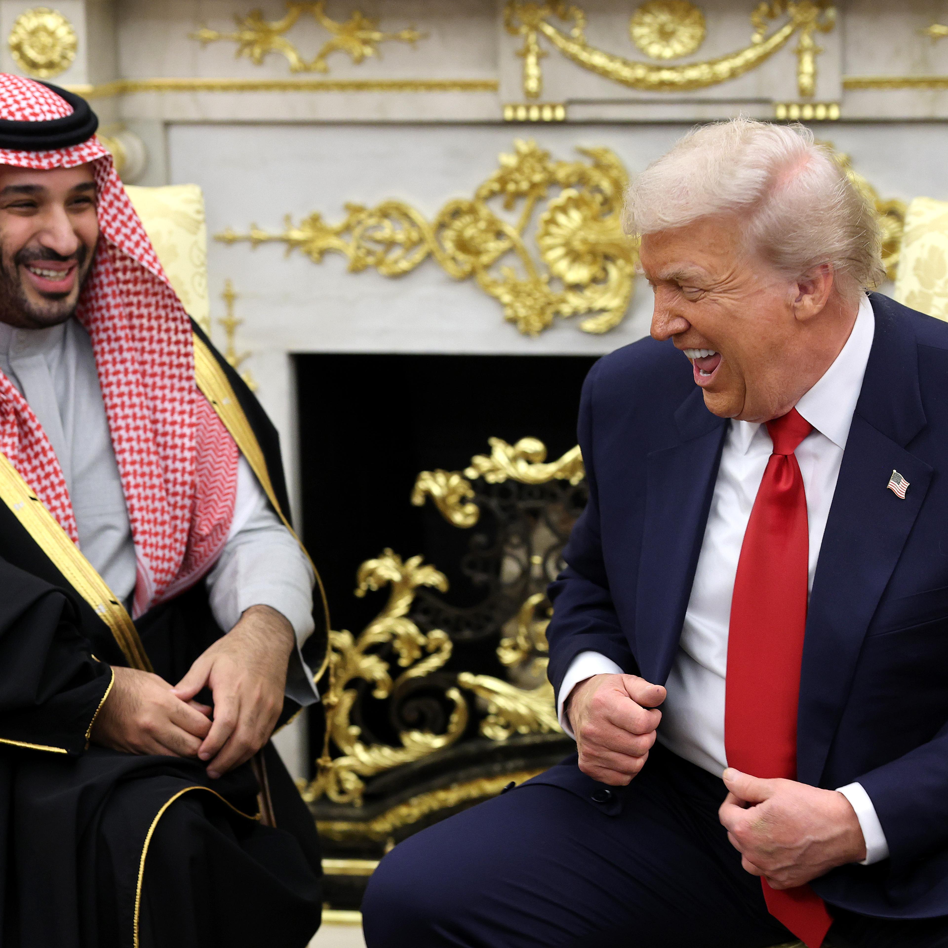 President Trump Meets With The Crown Prince And Prime Minister Of Saudi Arabia At The White House