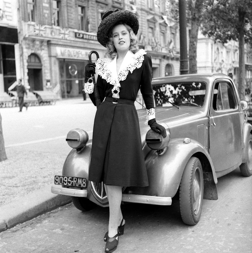 Fashion in Post-War Paris: Black Lace and Woolen Undies