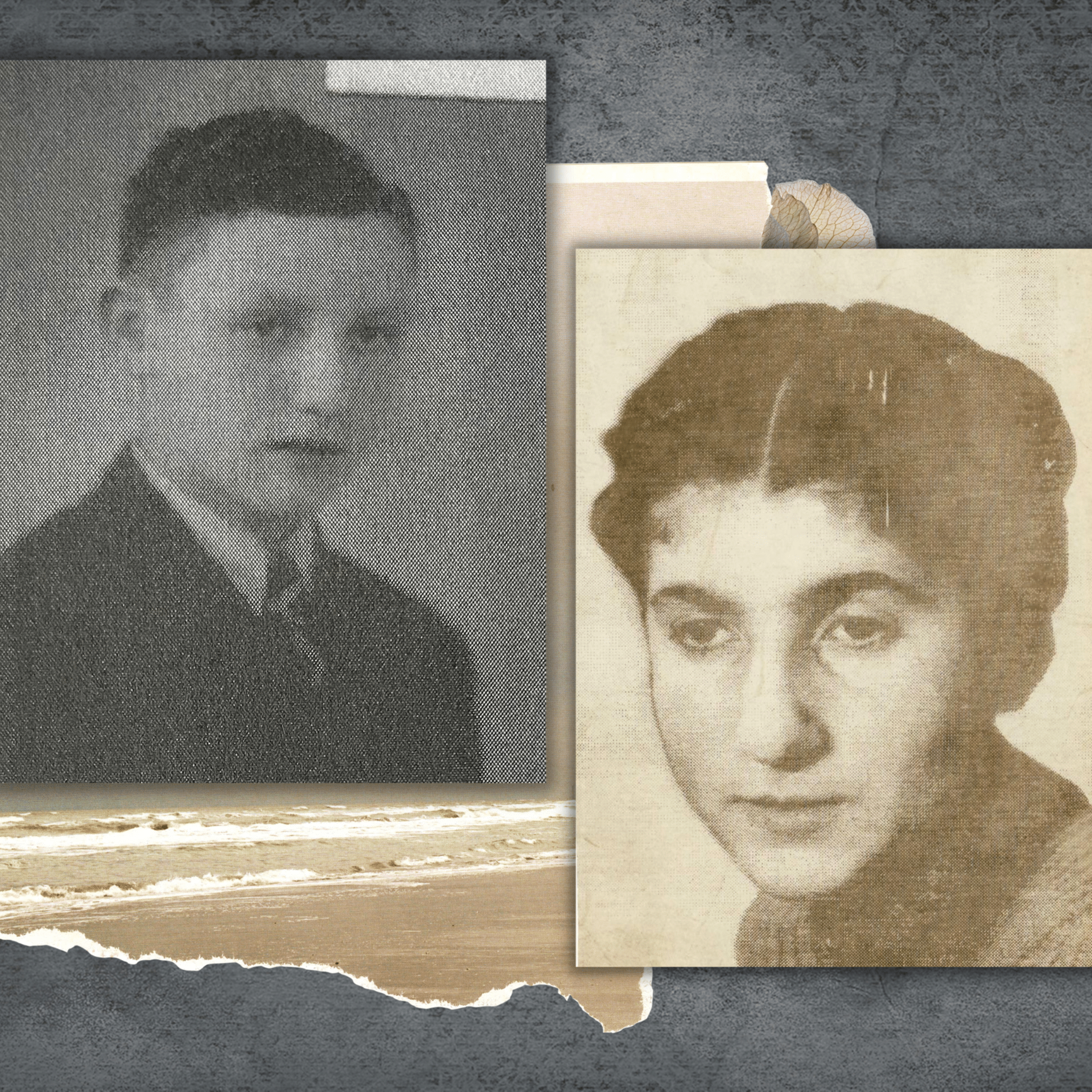 David Wisnia at his bar mitzvah on August 31, 1939, and Helen "Zippi" Spitzer, undated.