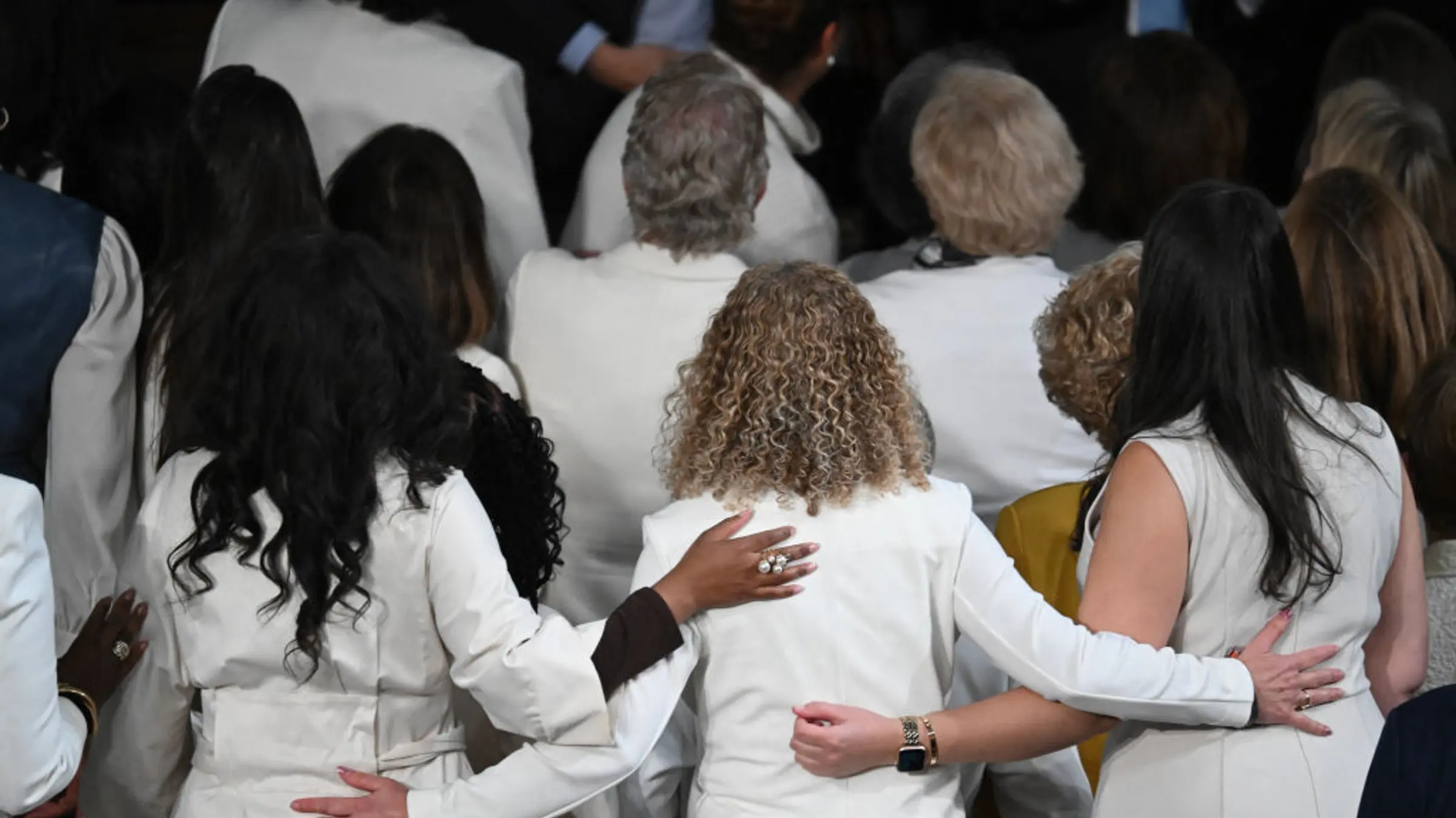Why Democratic Women Are Wearing White at the State of the Union Again Why Democratic Women Are Wearing White at the State of the Union Again