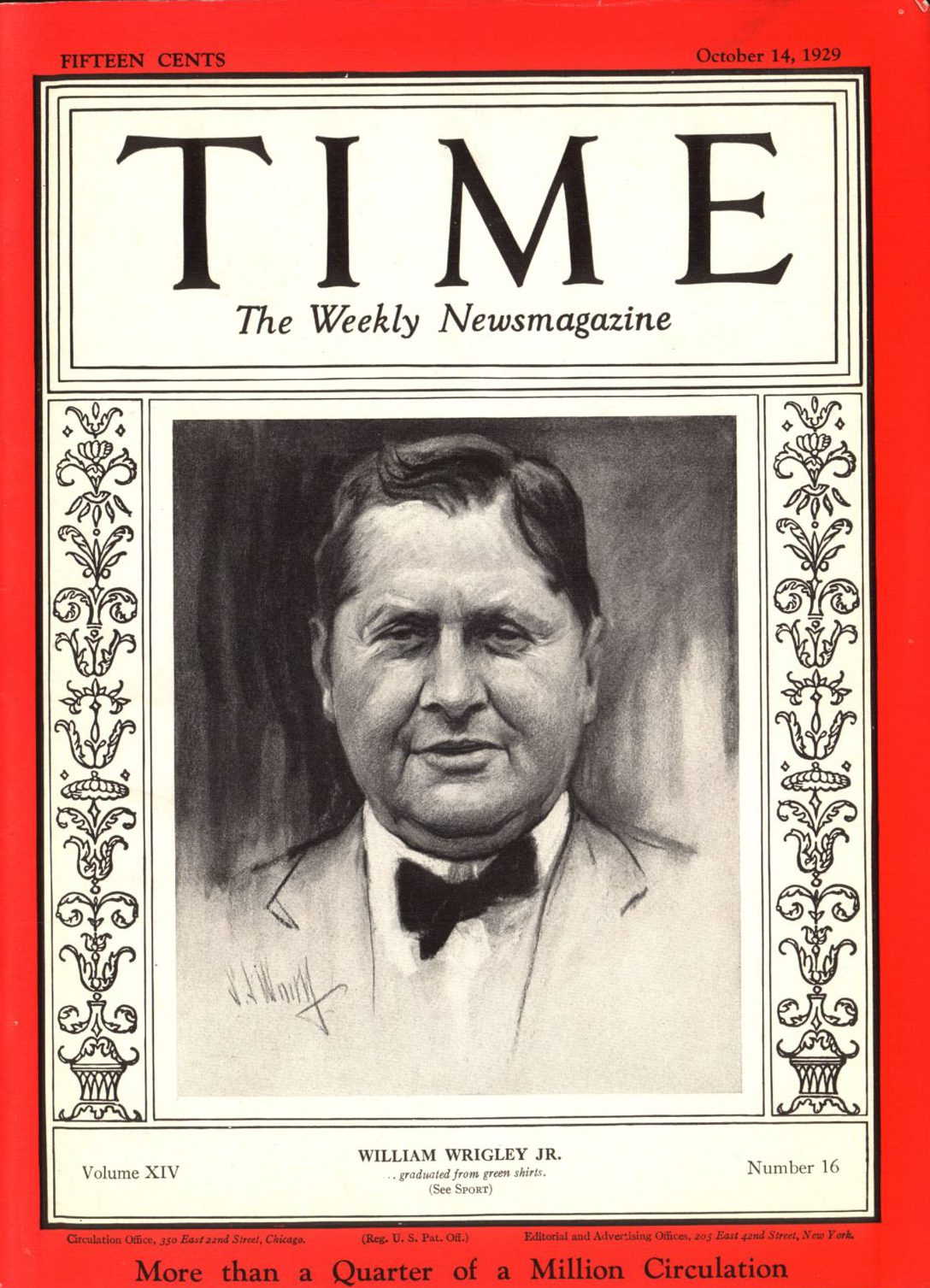 Magazine Cover: 1929-10-14