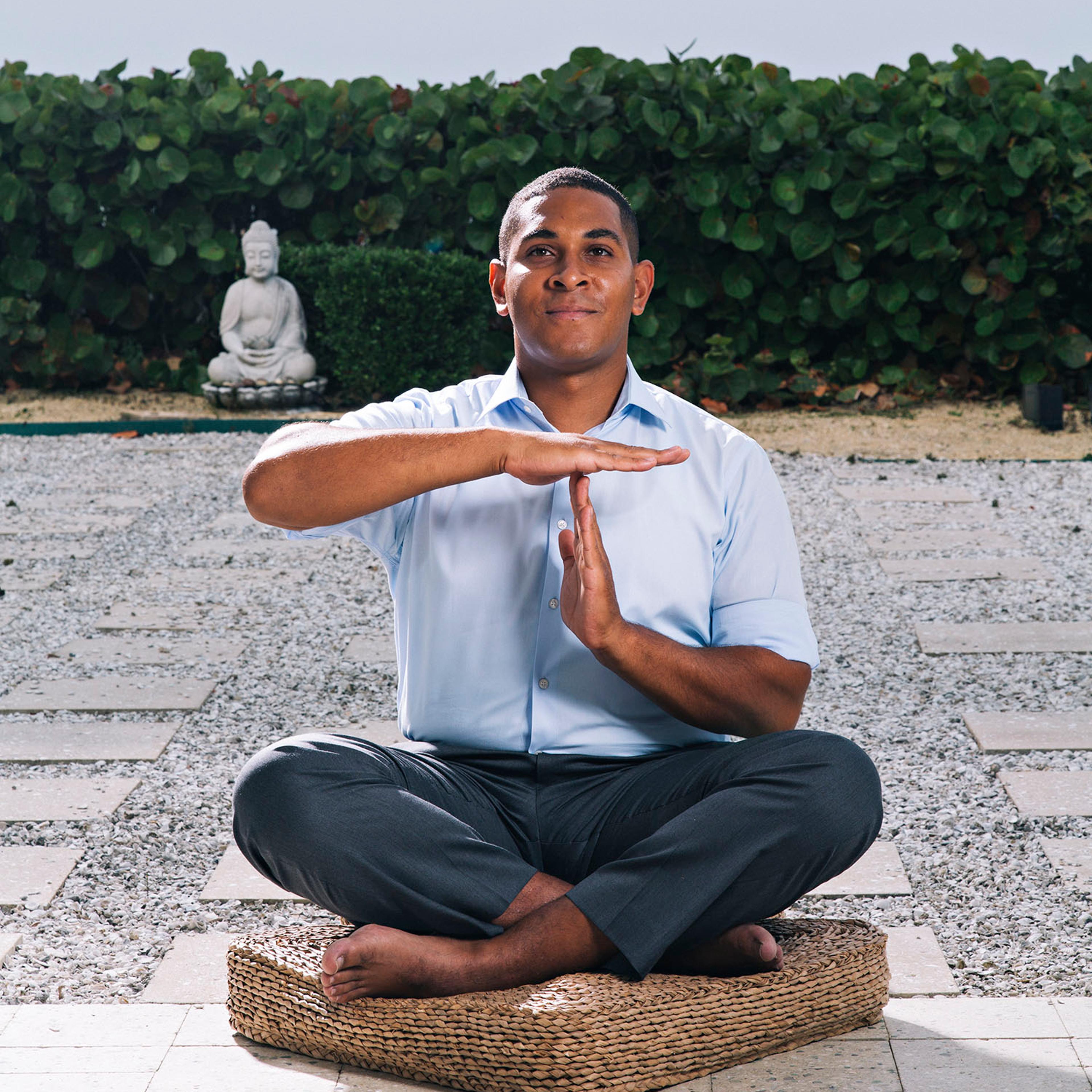 Gabriel Rothblatt, a pastor at Terasem, photographed at the Terasem ashram in Melbourne Beach, Florida April 7, 2014