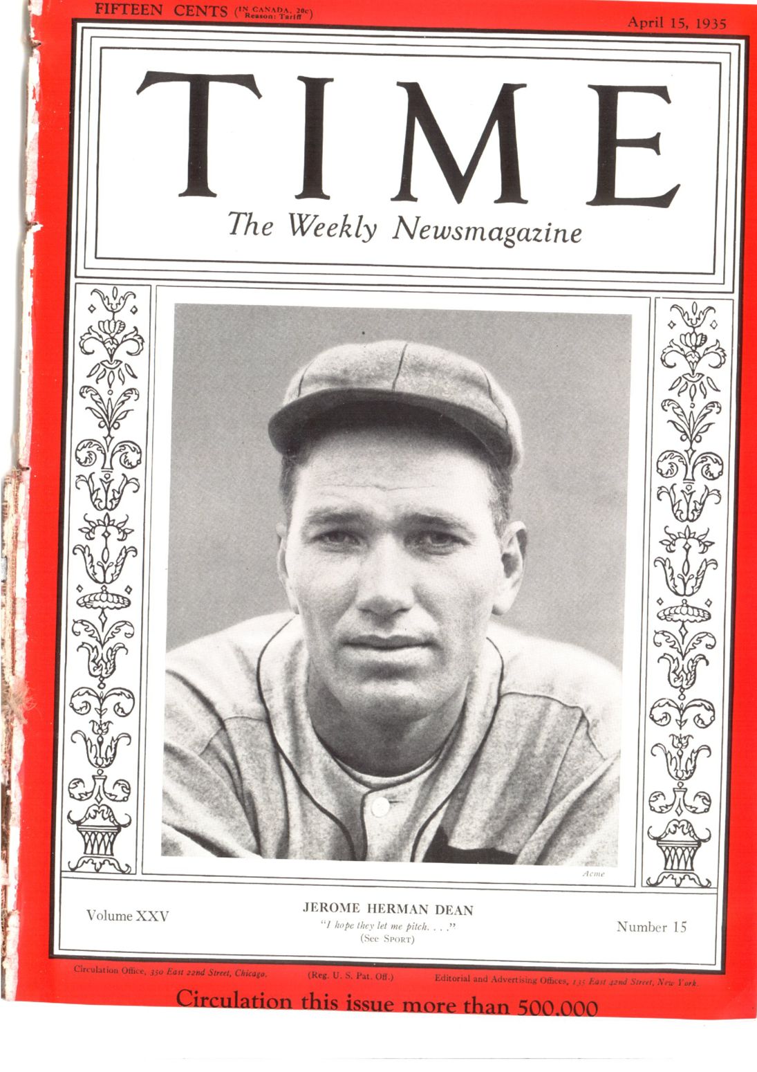 Magazine Cover: 1935-04-15