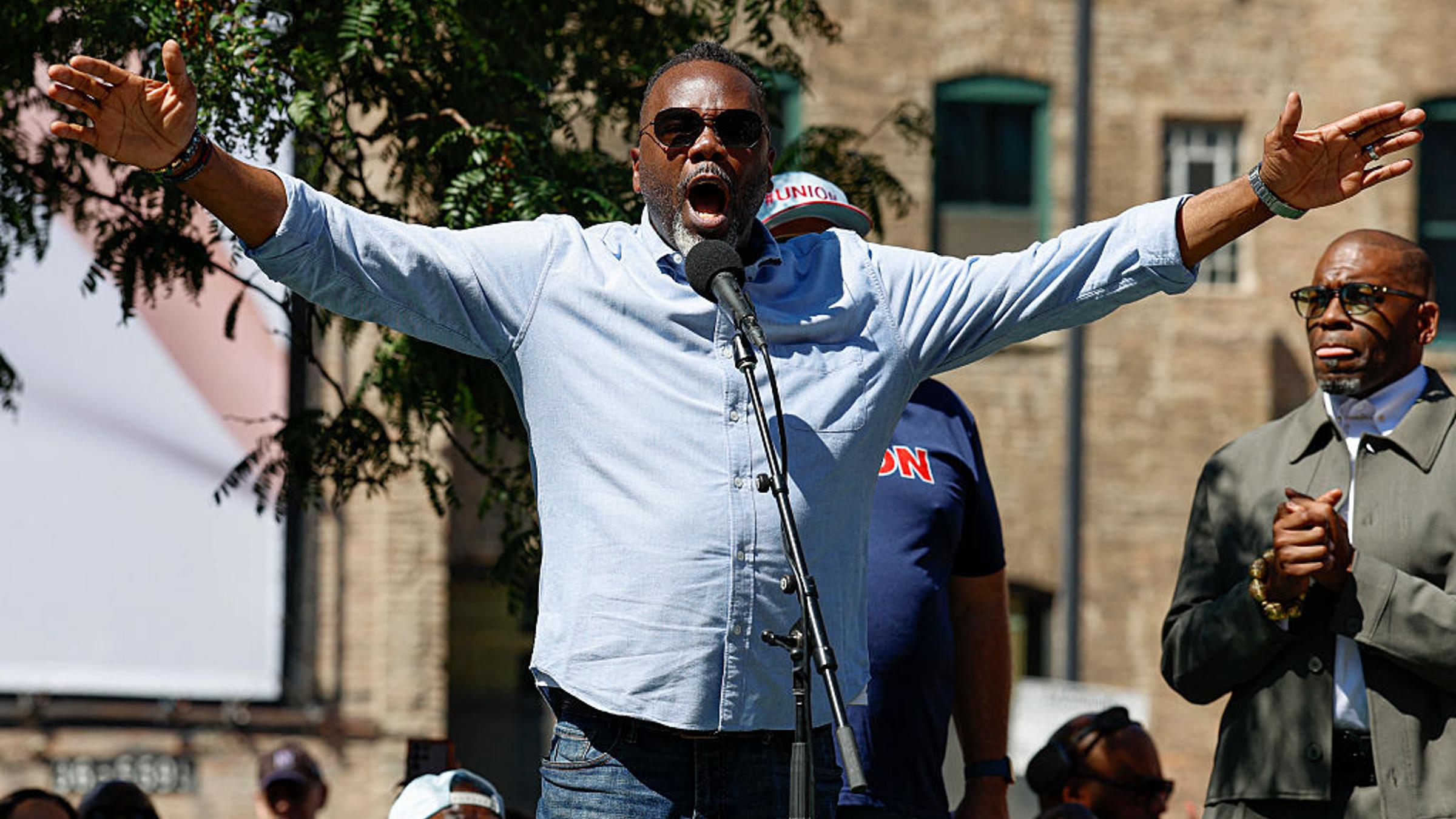 Chicago Mayor Leads ‘No Federal Troops’ Chant as Labor Day Protests Sweep US