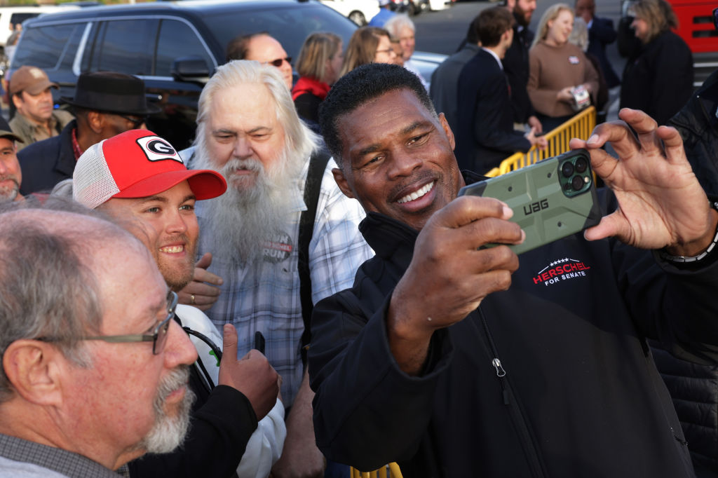 Herschel Walker Campaigns In Georgia Ahead Of Runoff Senate Election