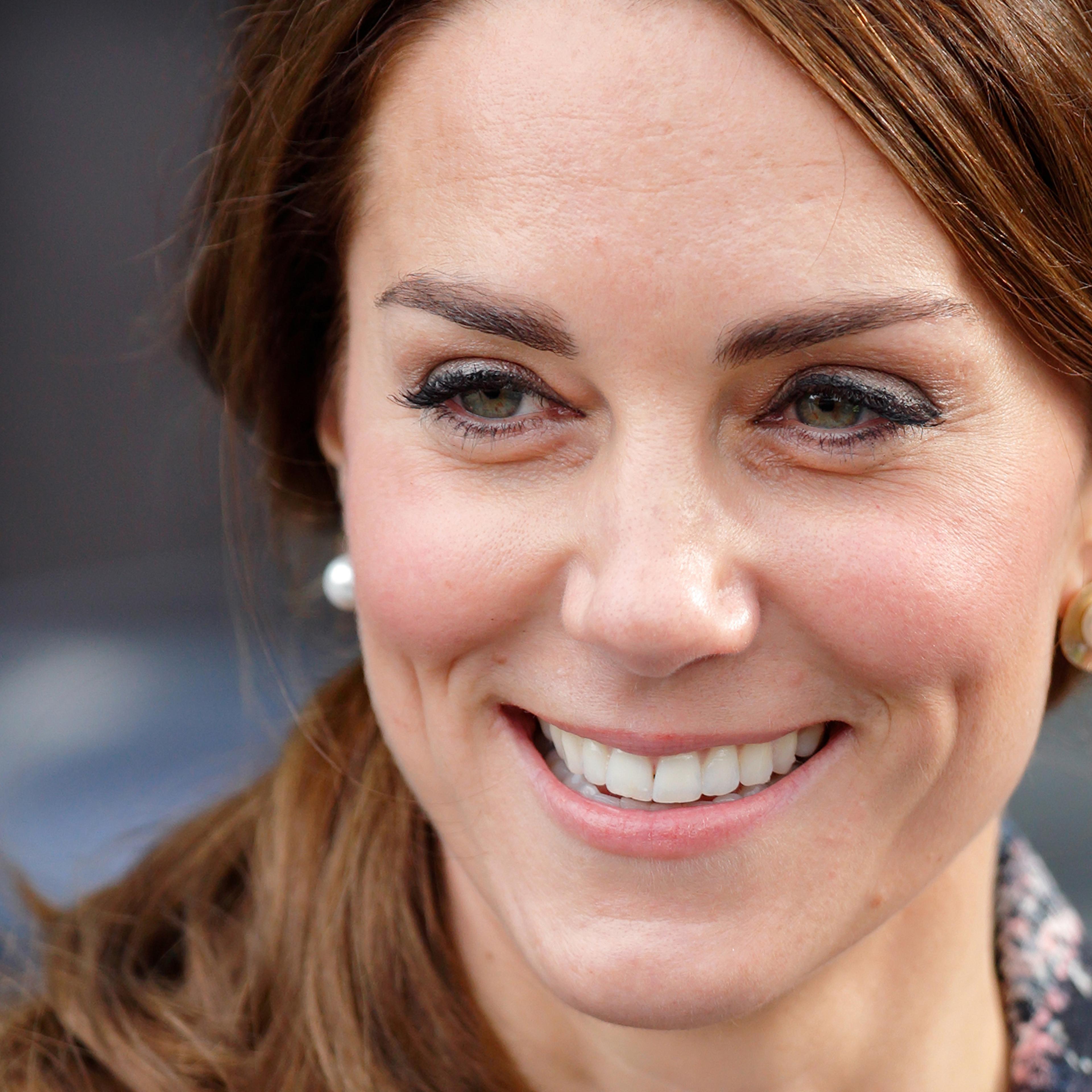 Princess Kate visits the National Football Museum in Manchester, England on Oct. 14, 2016.