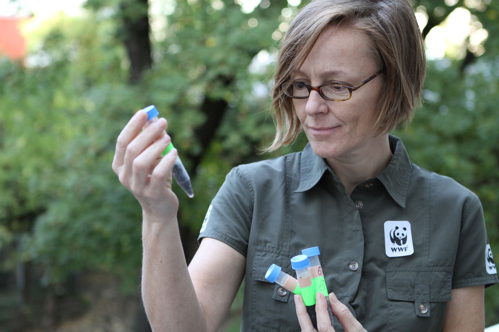 Jutta Jahrl tests caviar samples