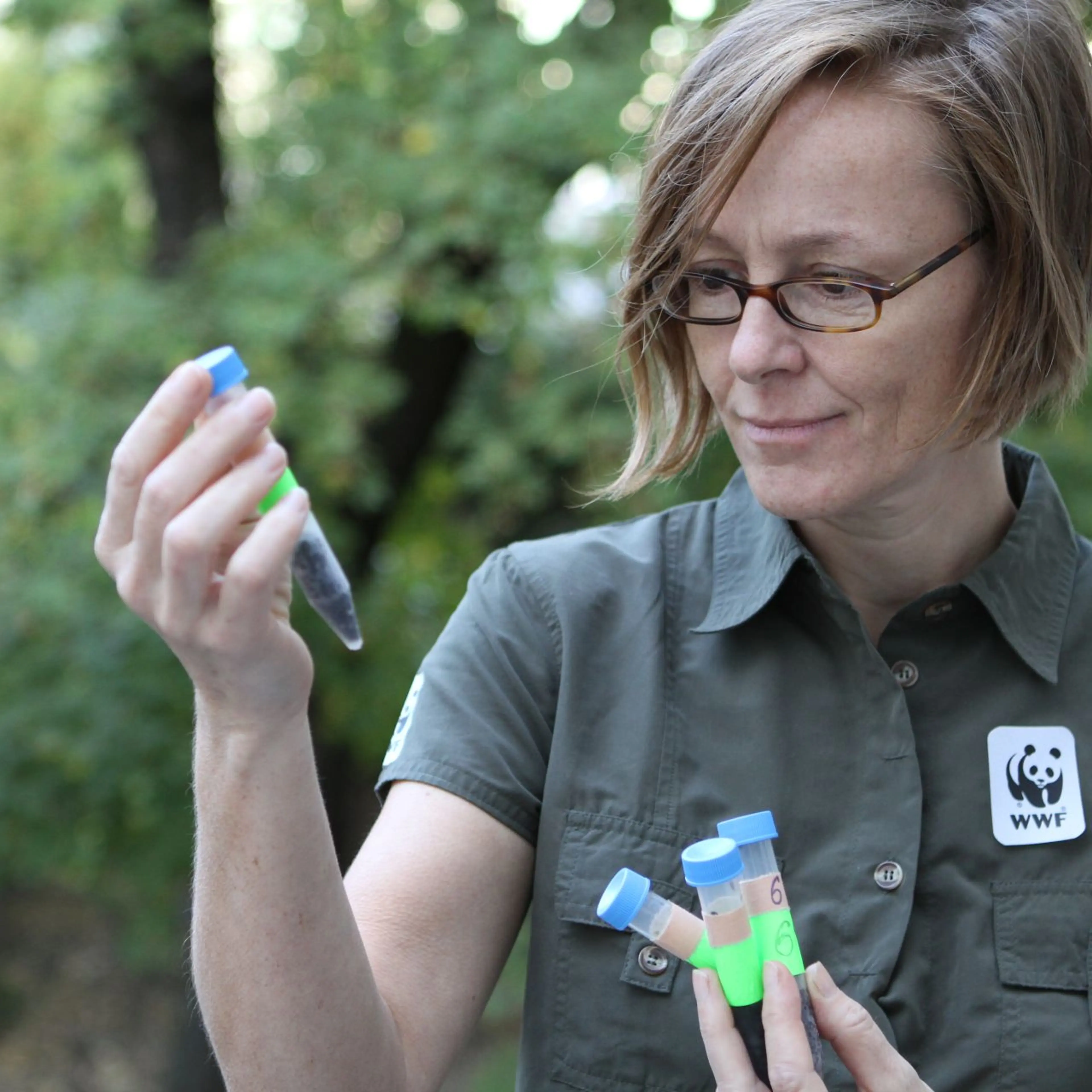 Jutta Jahrl tests caviar samples