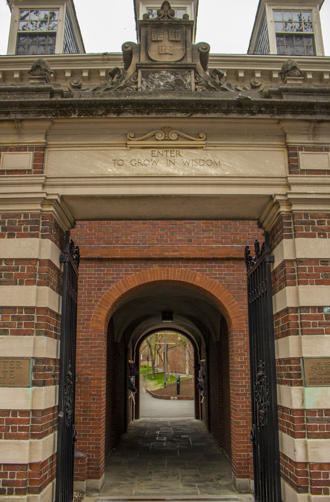 Class of 1890 Gate, Harvard University, Cambridge, Massachusetts