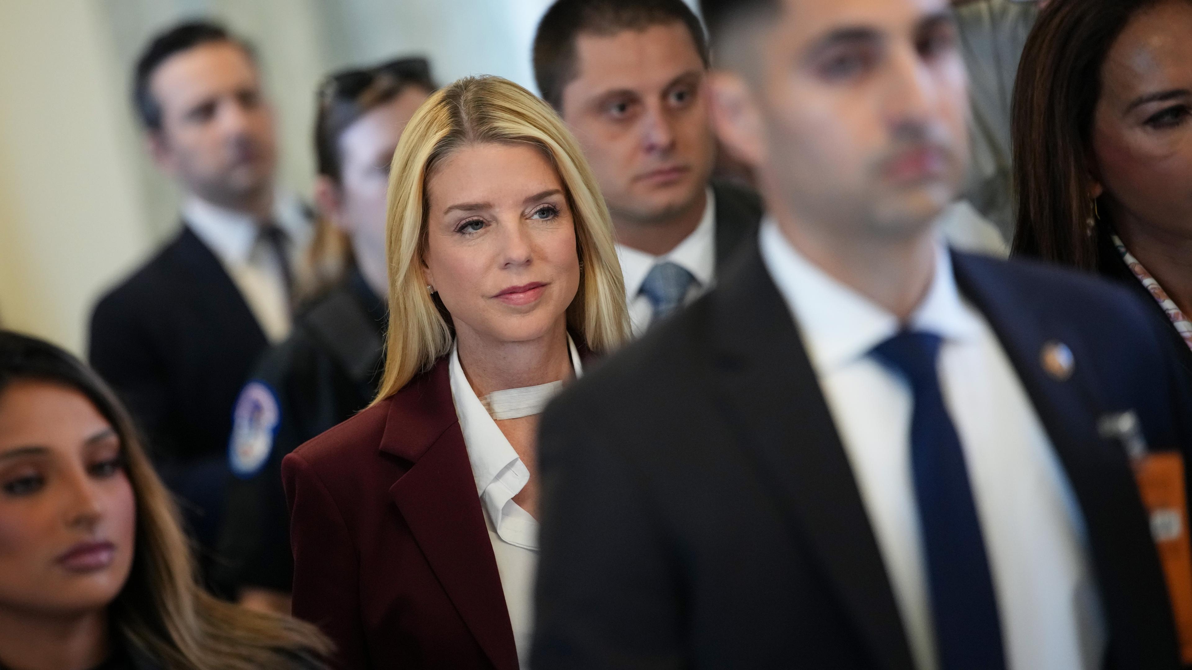 Bondi Stonewalls Questions About Trump as She Defends DOJ’s Handling of the Epstein Files