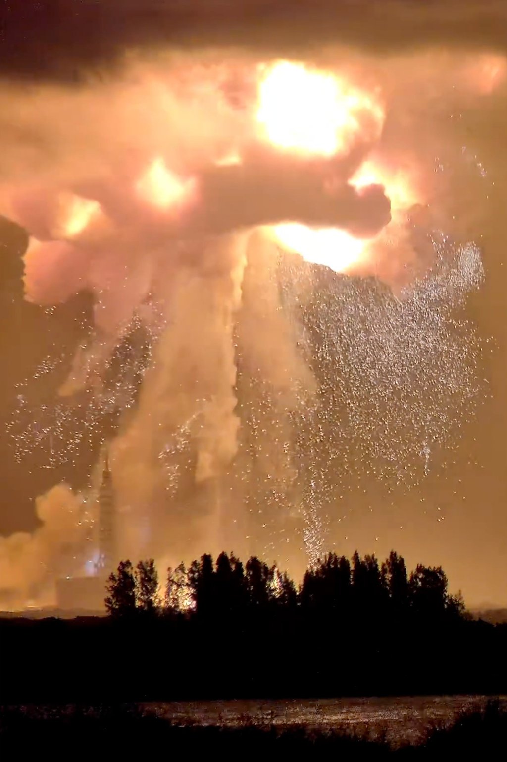 Jeff Bezos' Blue Origin Rocket Explodes Into Flames on Launch Pad