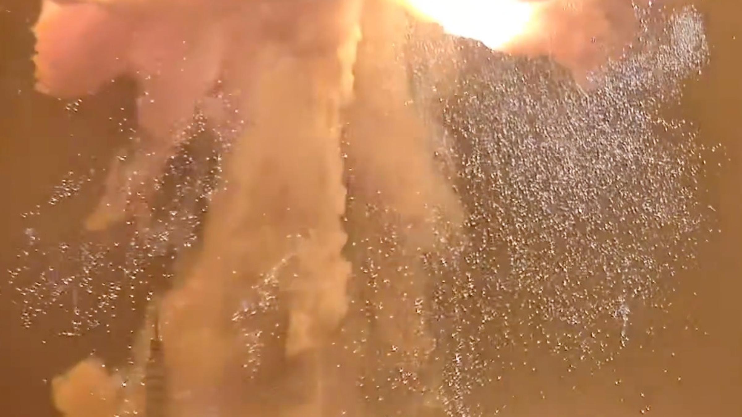 Watch Jeff Bezos' Blue Origin Rocket Explode Into Flames on Launch Pad