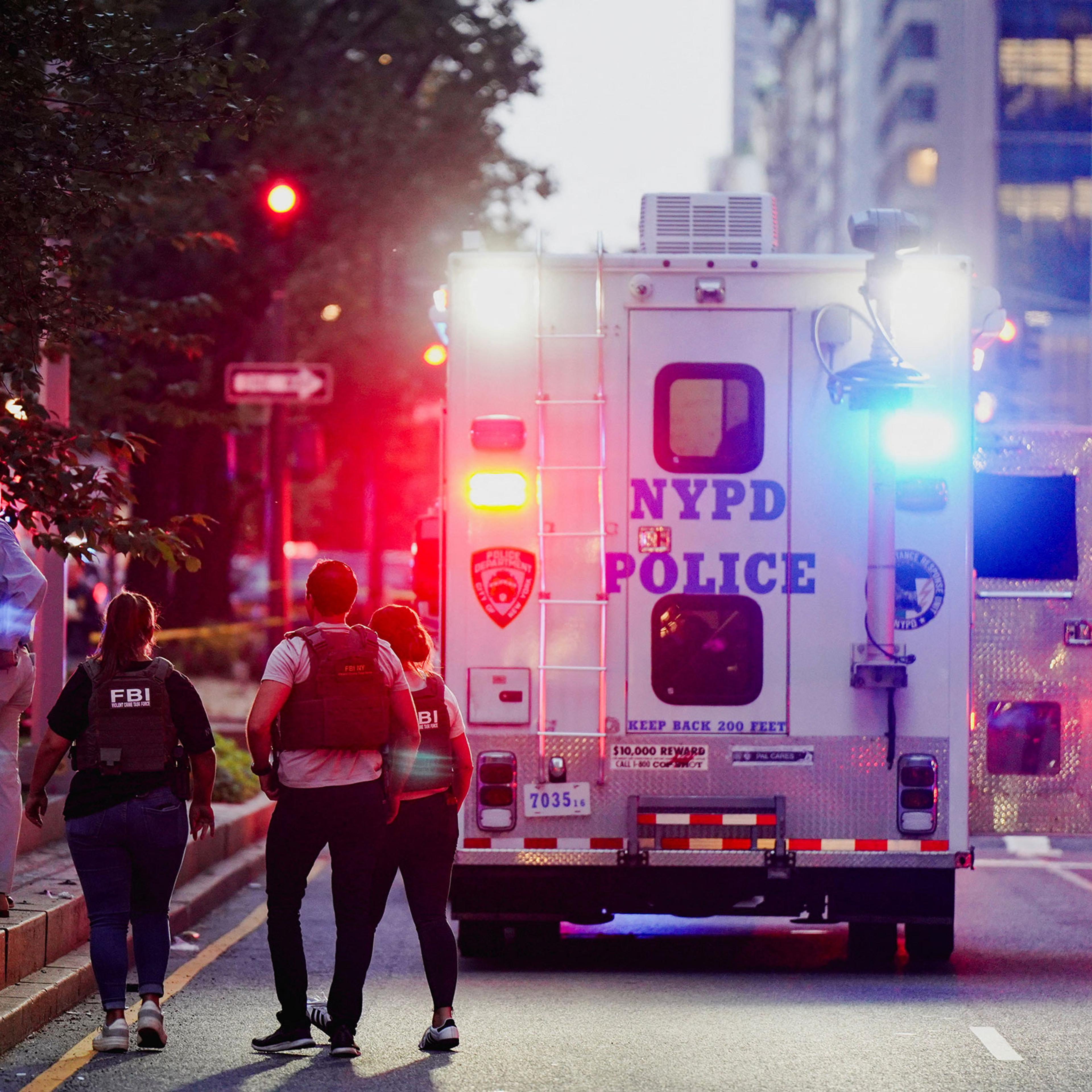 Reported shooter situation in the Manhattan borough of New York City