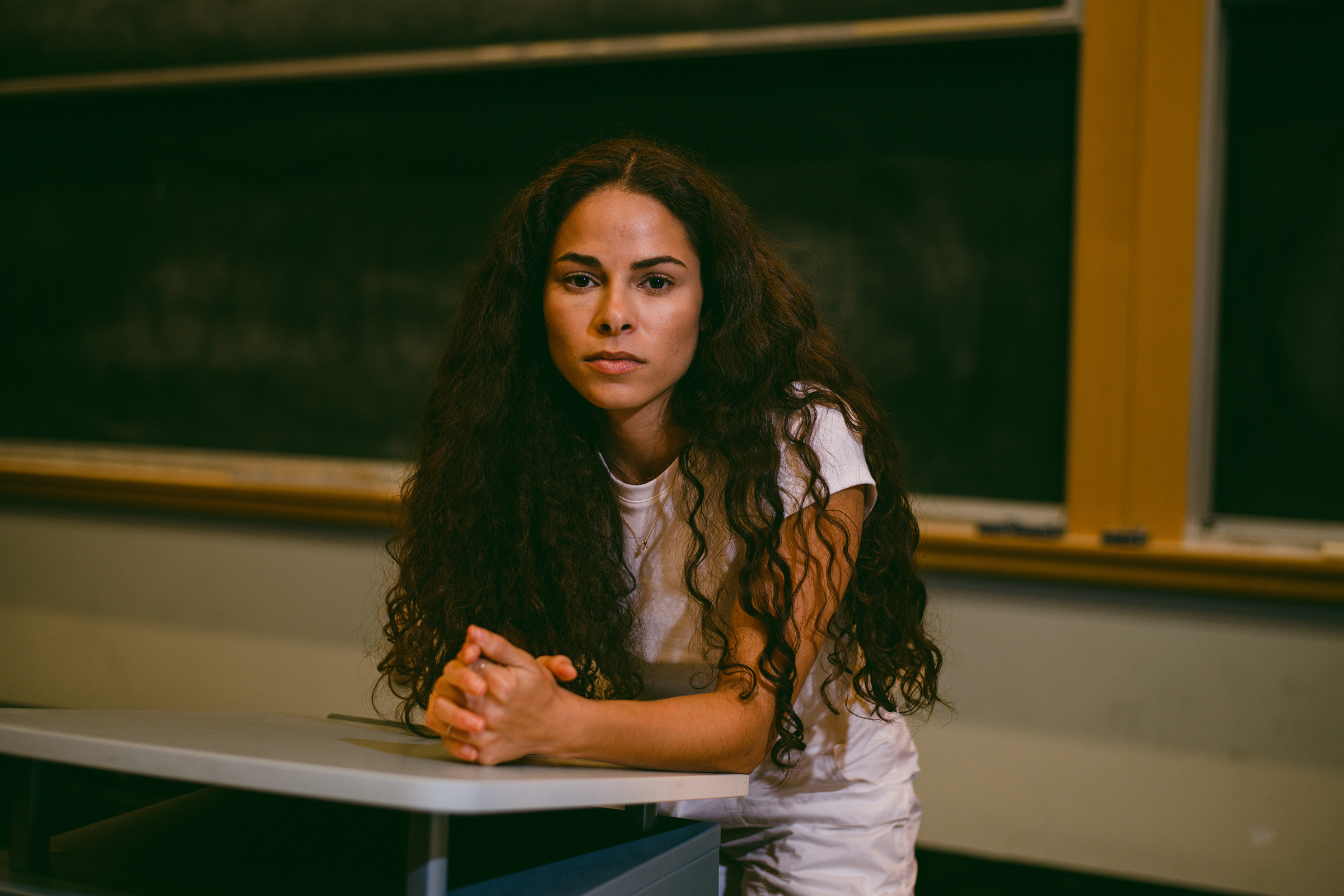 Sage Lenier at the University of California, Berkeley in Berkeley, Calif., on April 27, 2023.