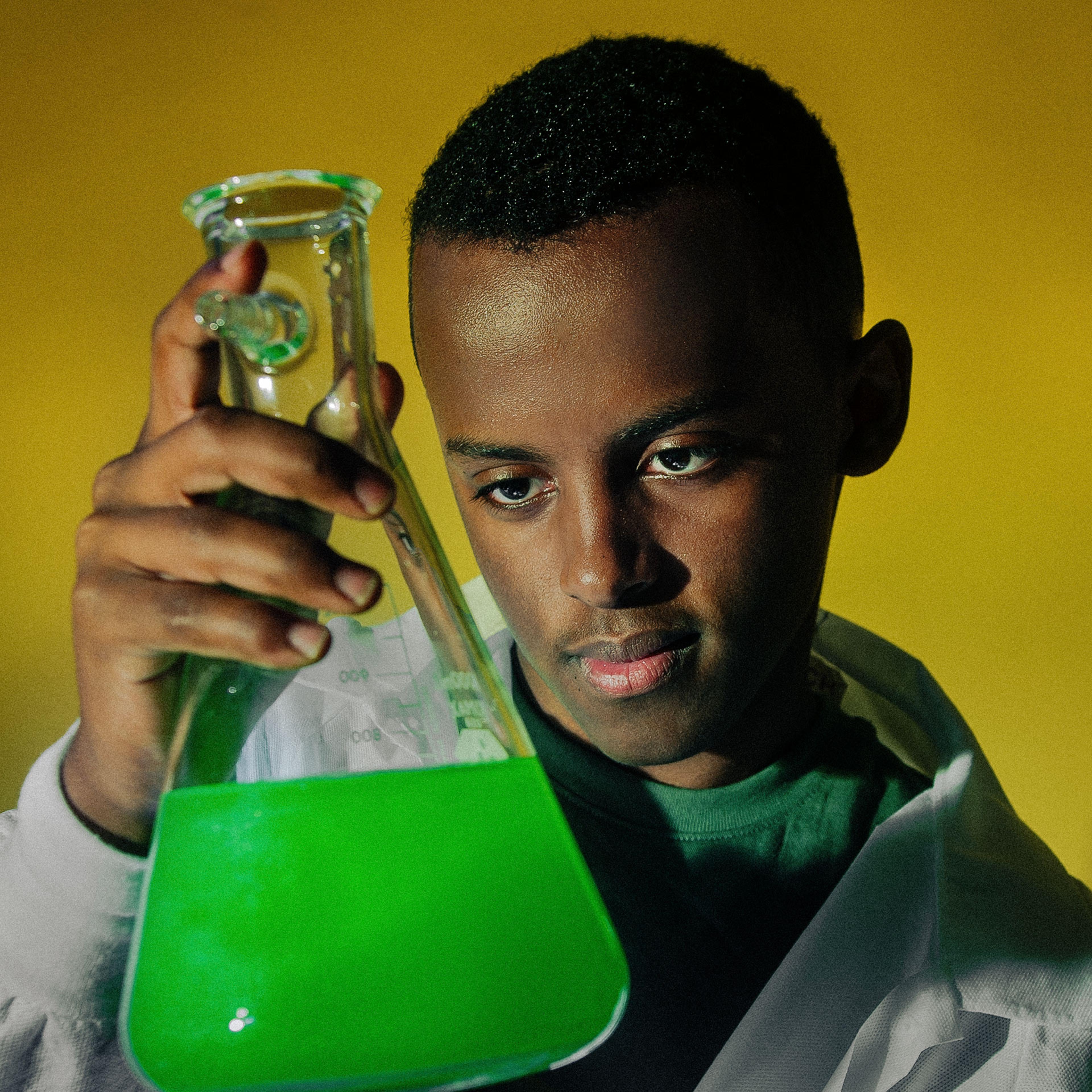 Heman Bekele photographed at Johns Hopkins Bloomberg School of Public Health in Baltimore on July 11