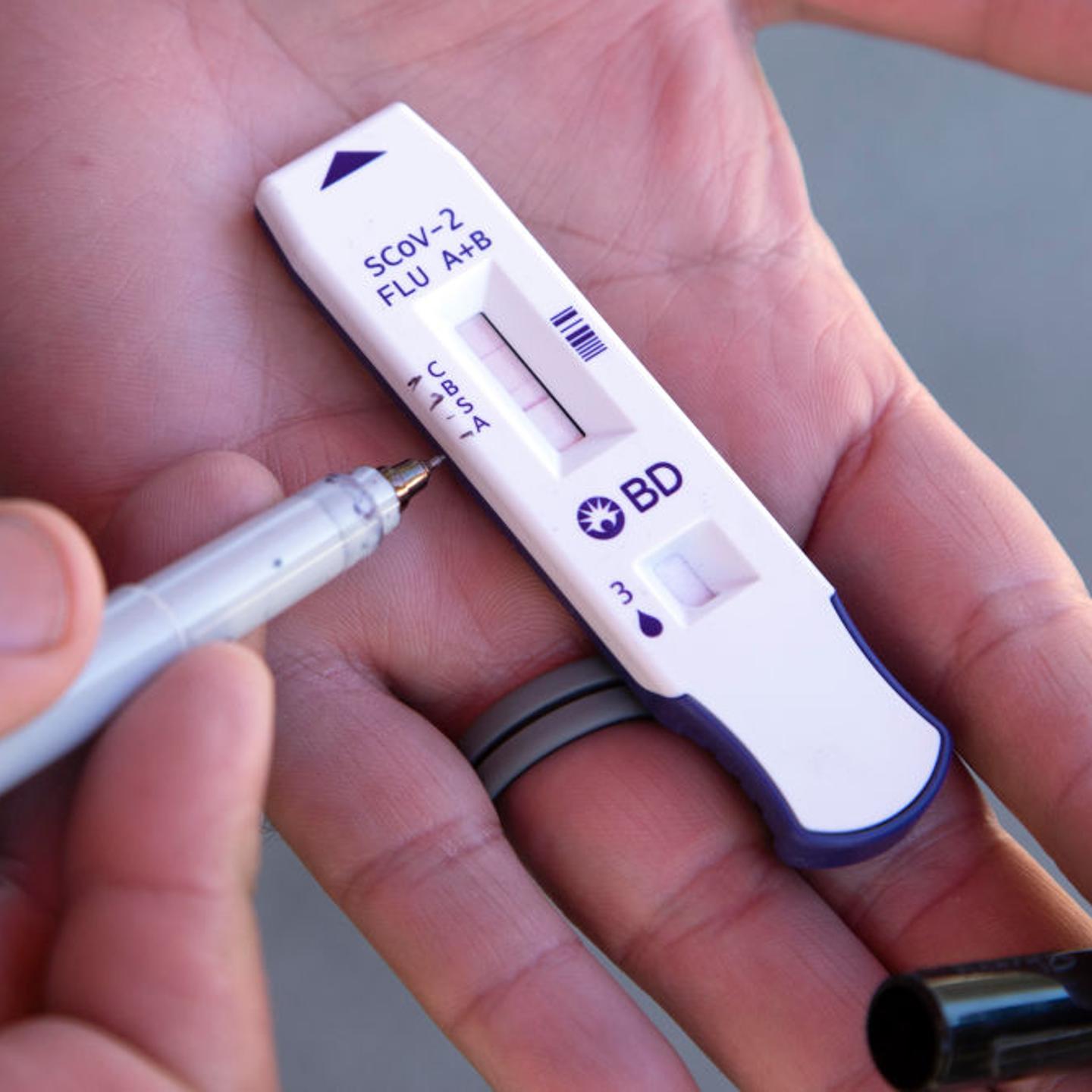 A test for COVID-19 and the flu