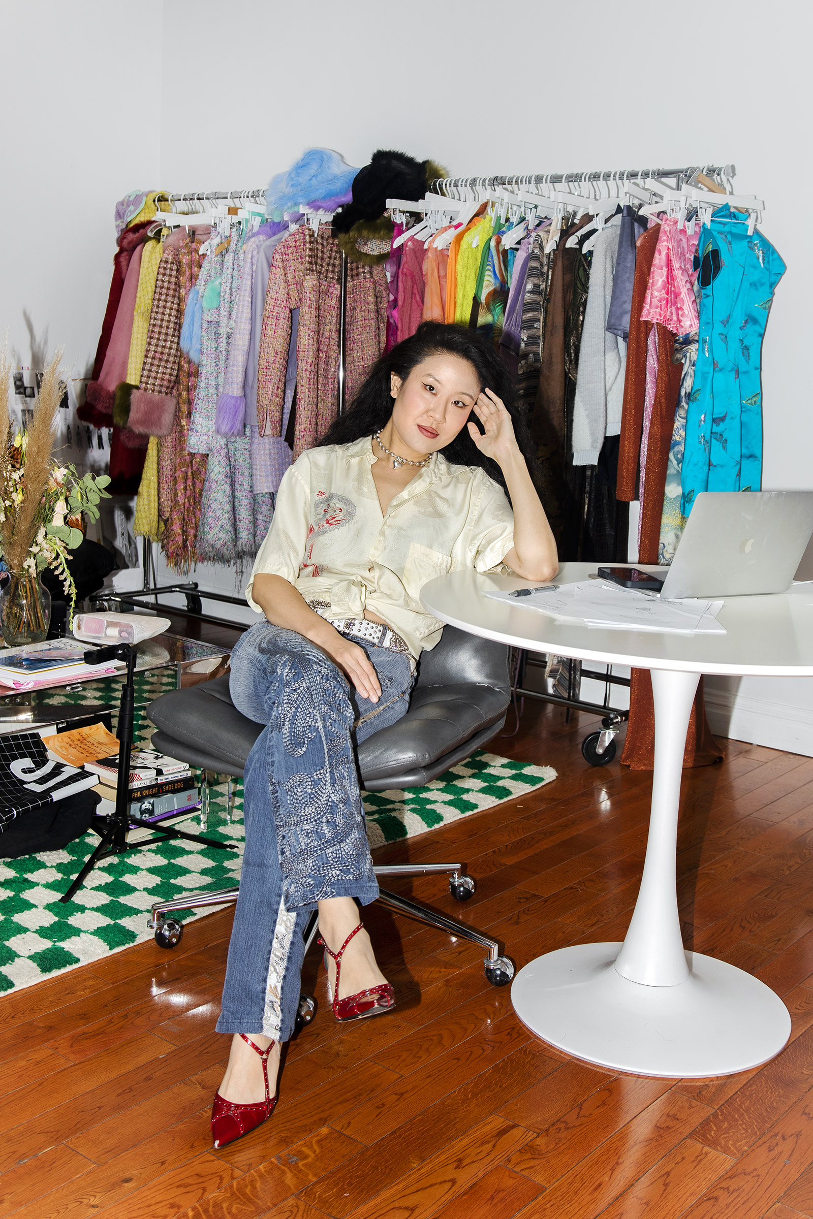 Kim Shui at her studio in New York City.