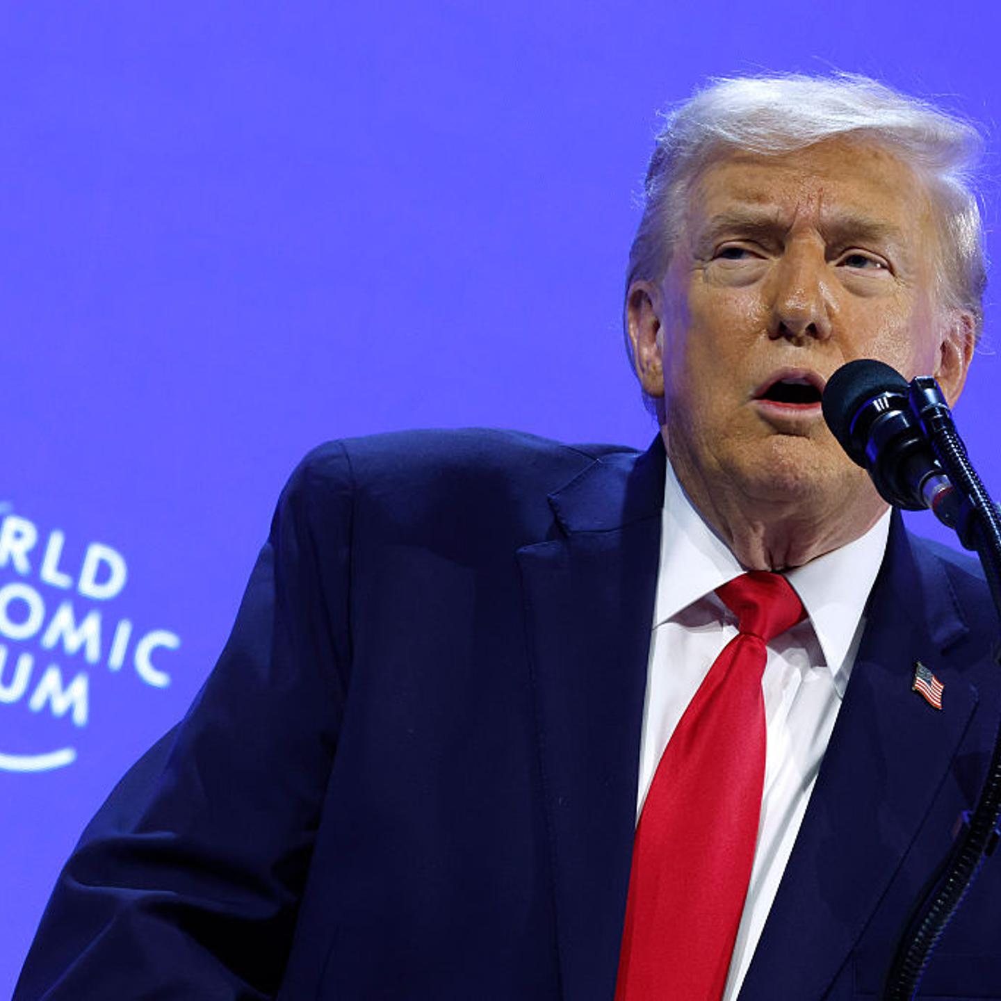U.S. President Trump Attends World Economic Forum In Davos