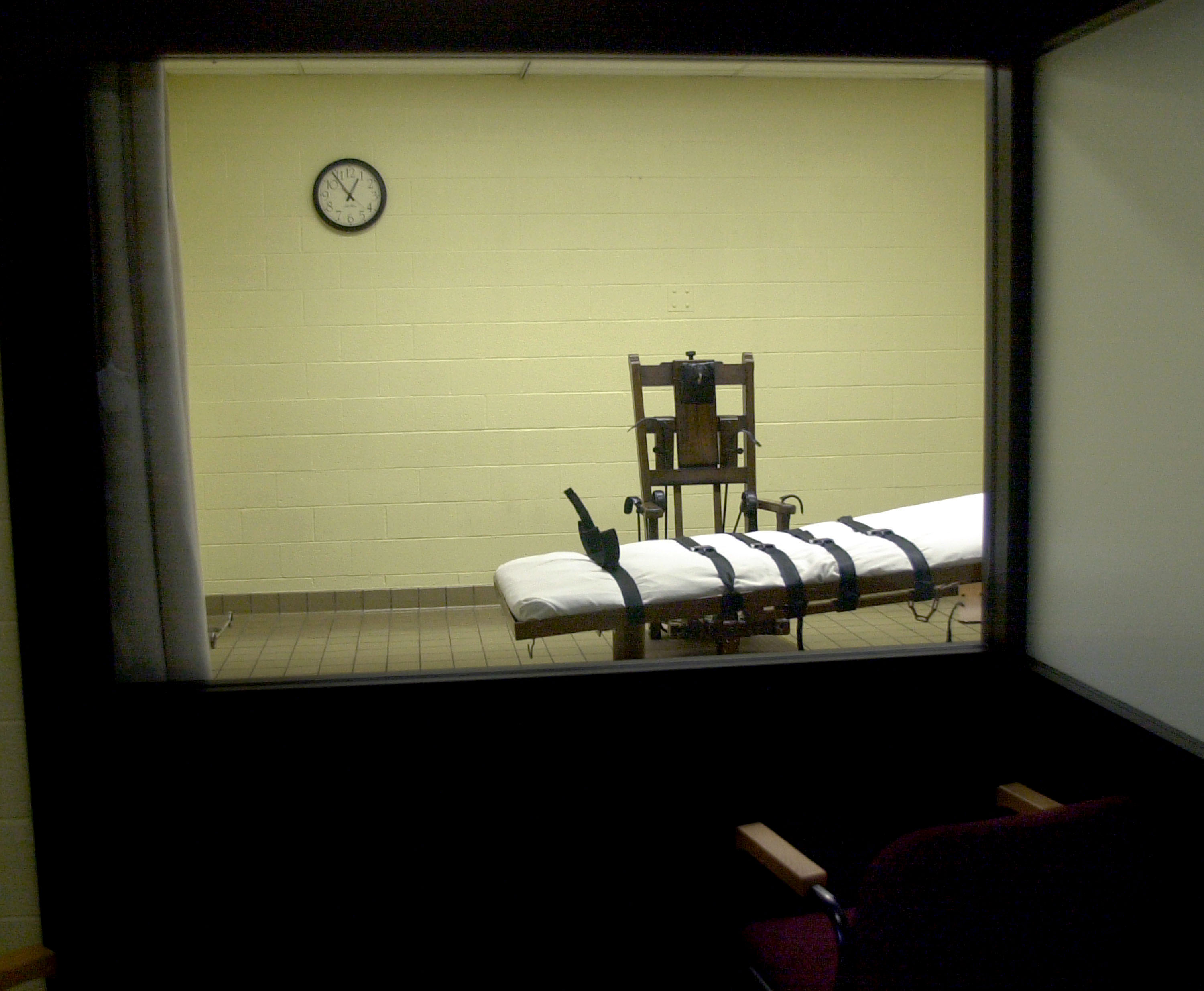 Death Chamber at Southern Ohio Correctional Facility