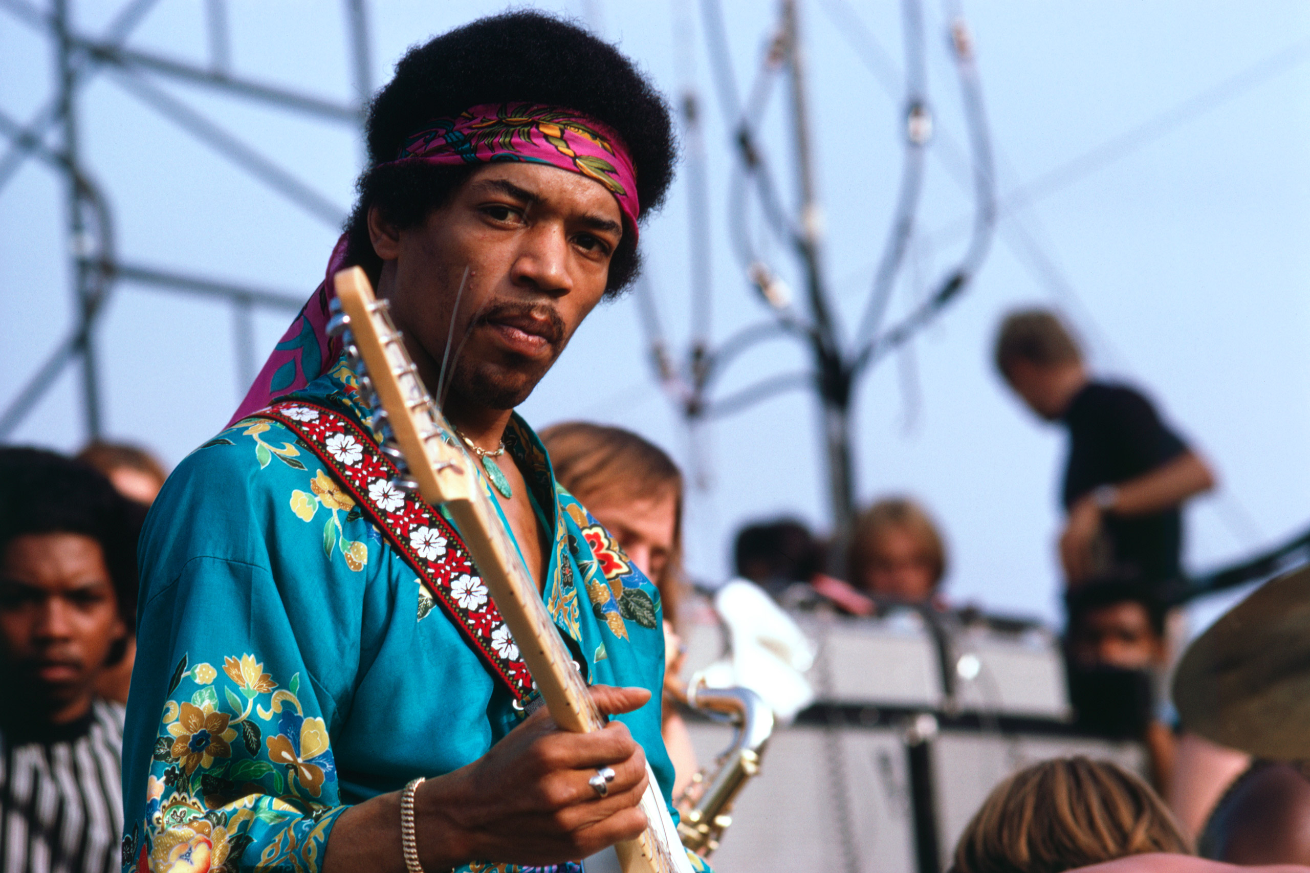 See Vintage Jimi Hendrix Photos by Ed Caraeff