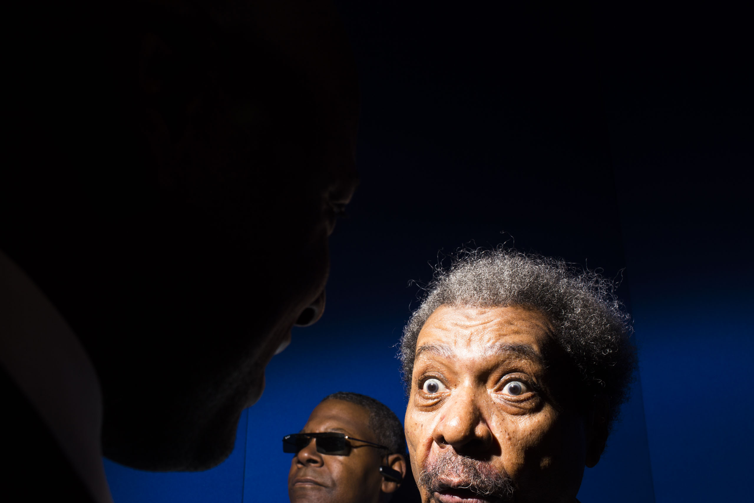 Boxing promoter Don King attends the Republican National Convention in Cleveland on Tuesday, July 19, 2016.