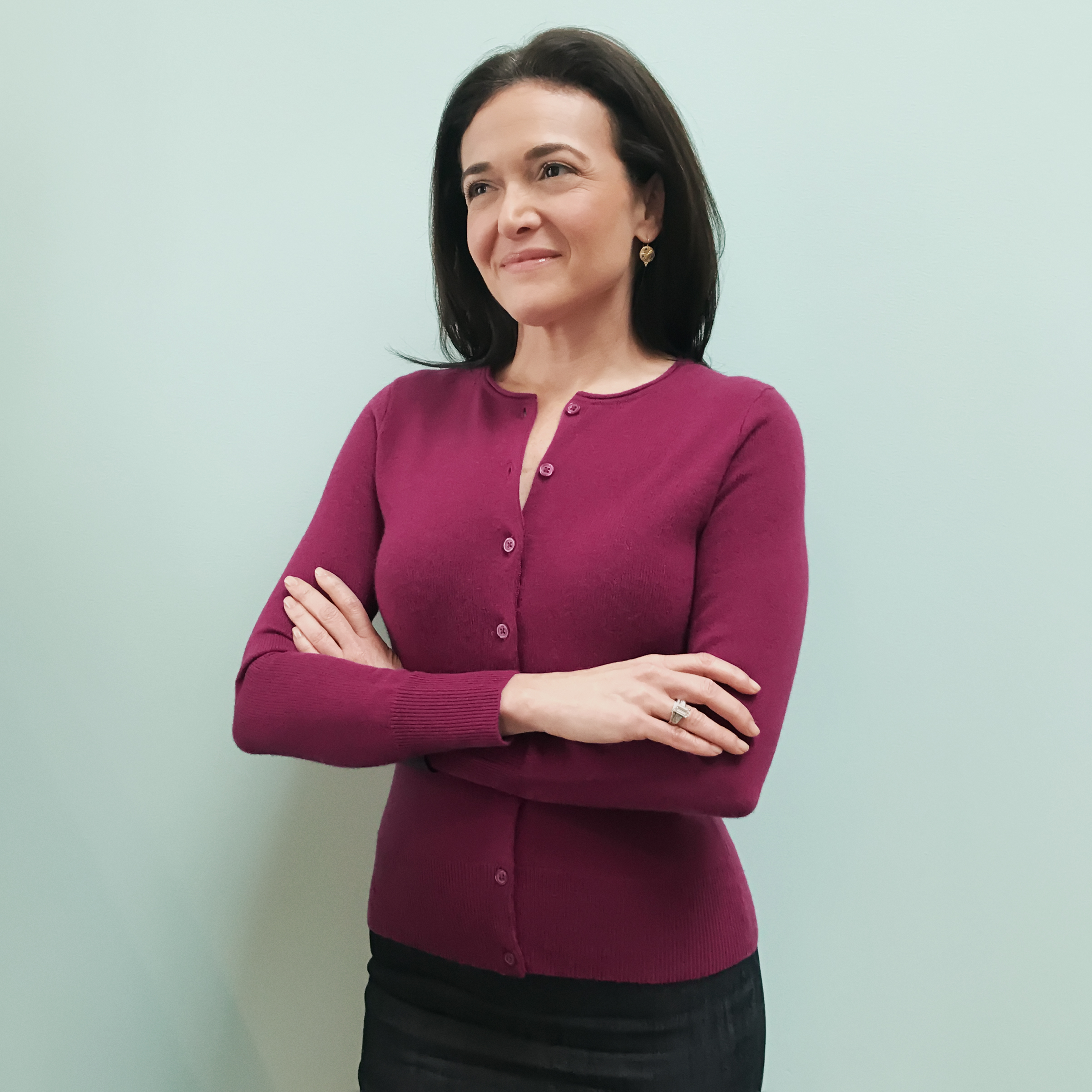 Portrait of Sheryl Sandberg, photographed at Facebook HQ in Menlo Park, Calif., on Feb. 10, 2017.