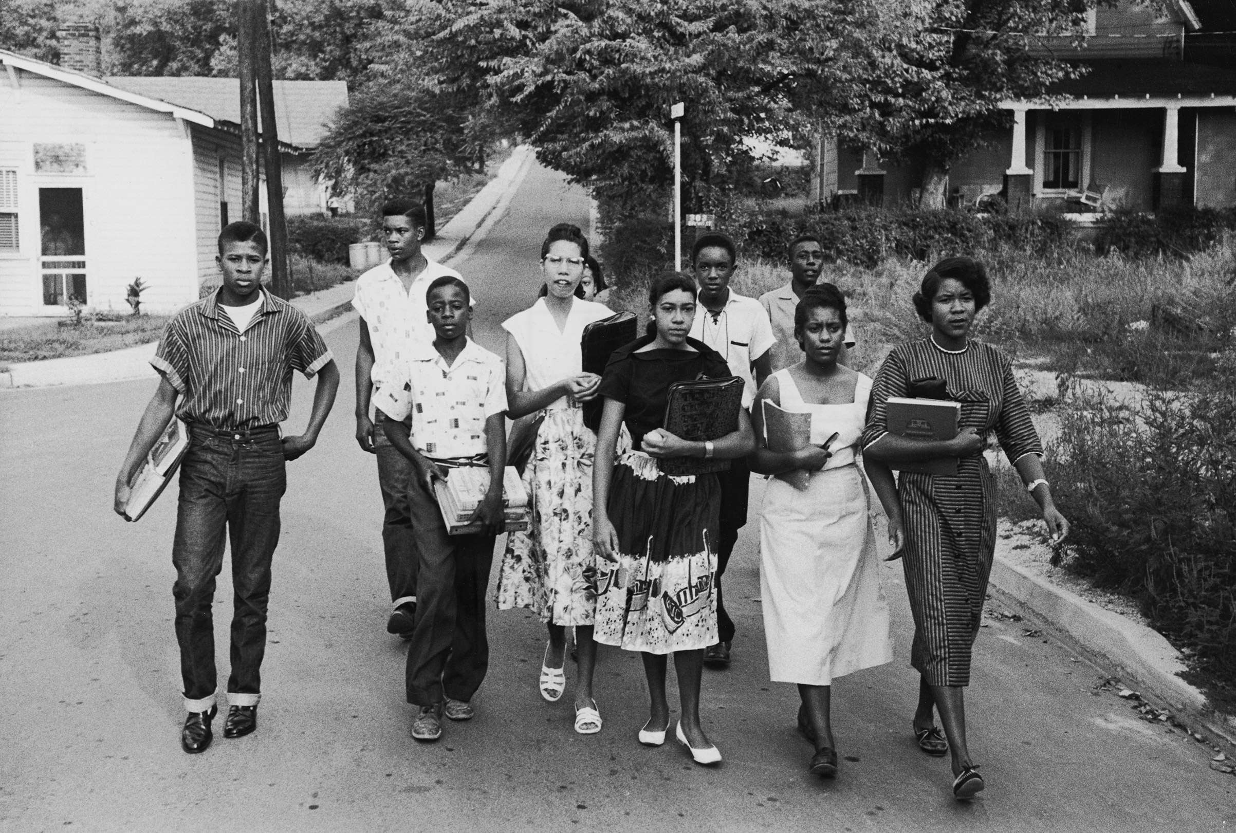 School integration and race riots in Clinton, Tennessee, 1956.