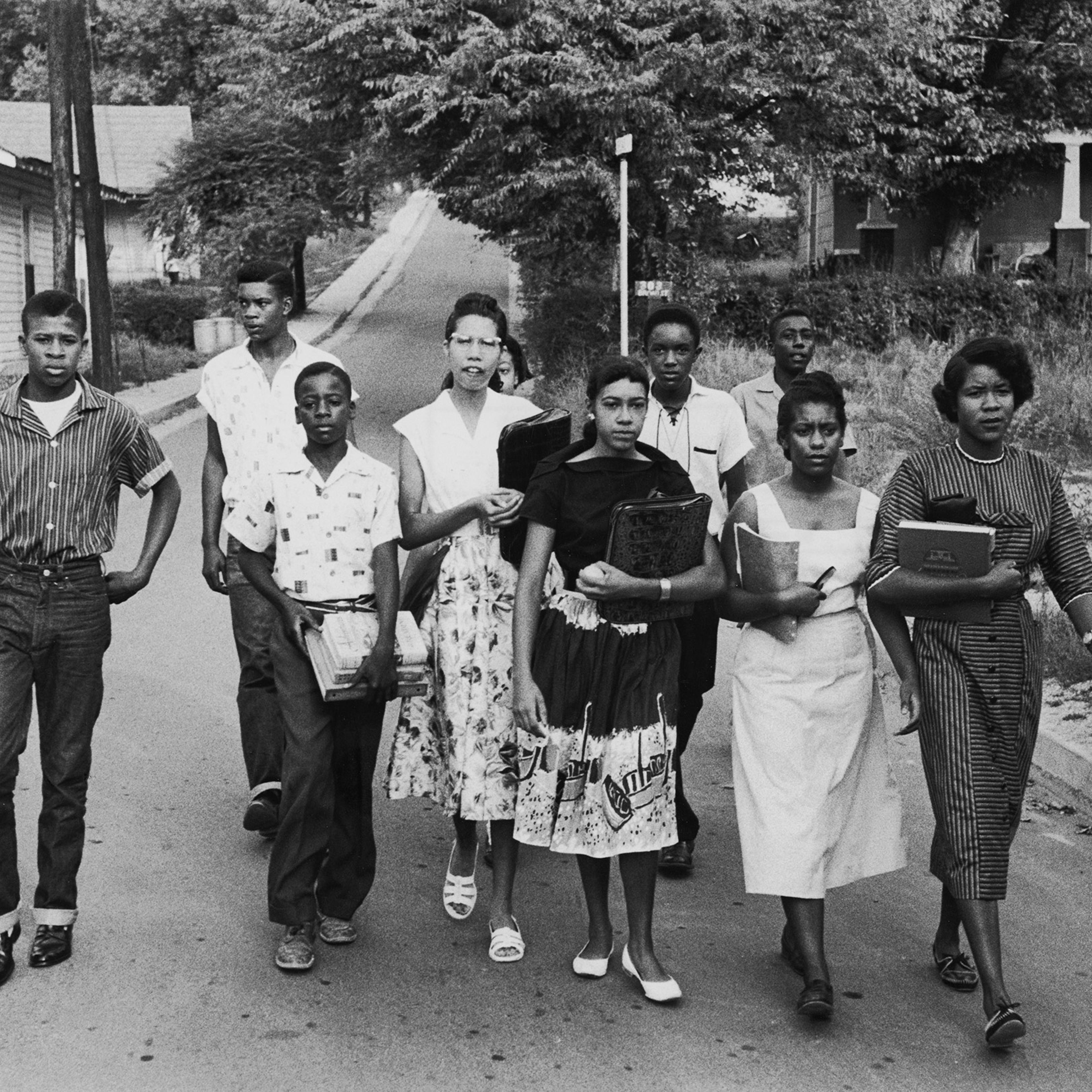 School integration and race riots in Clinton, Tennessee, 1956.
