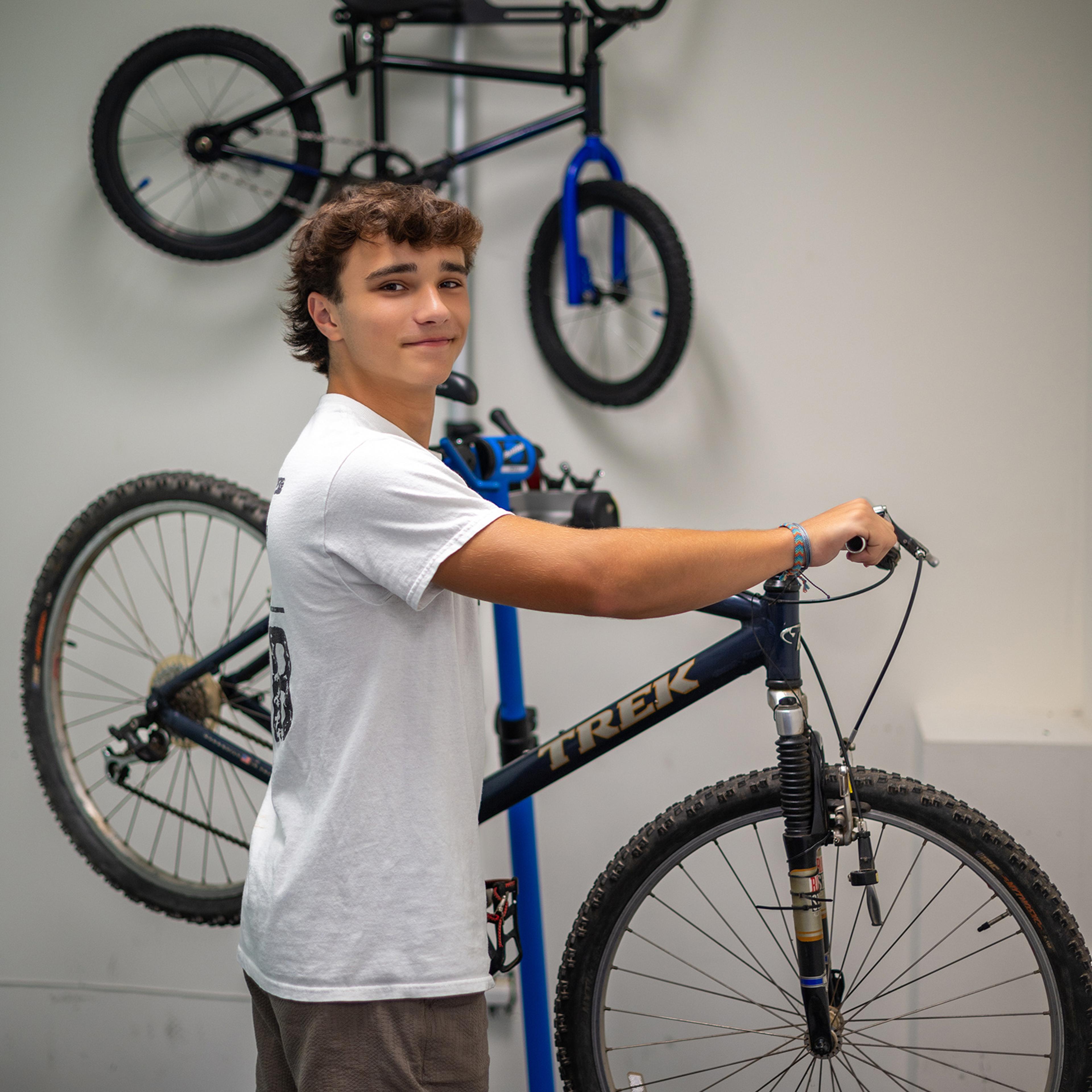 Dom Pecora at his shop in Malvern, Pa., which he opened in September