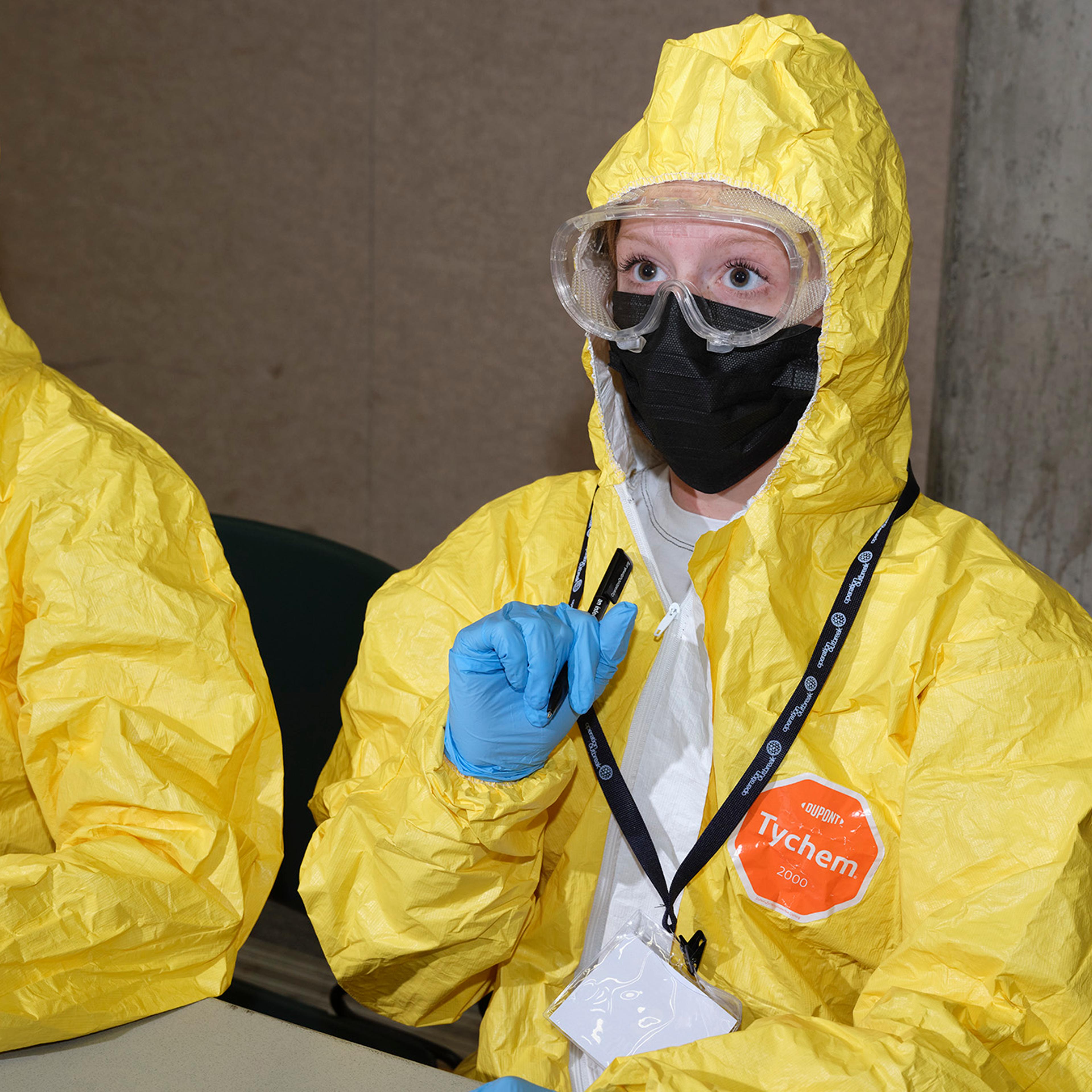 Students participate in Operation Outbreak on Oct. 3, 2025 at Utah Valley University in Orem, Utah.