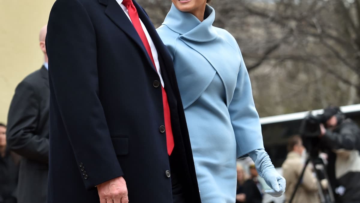 Melania Trump Wears Blue Ralph for 2017 Inauguration Day Melania Trump Wears Blue Ralph for 2017 Inauguration Day