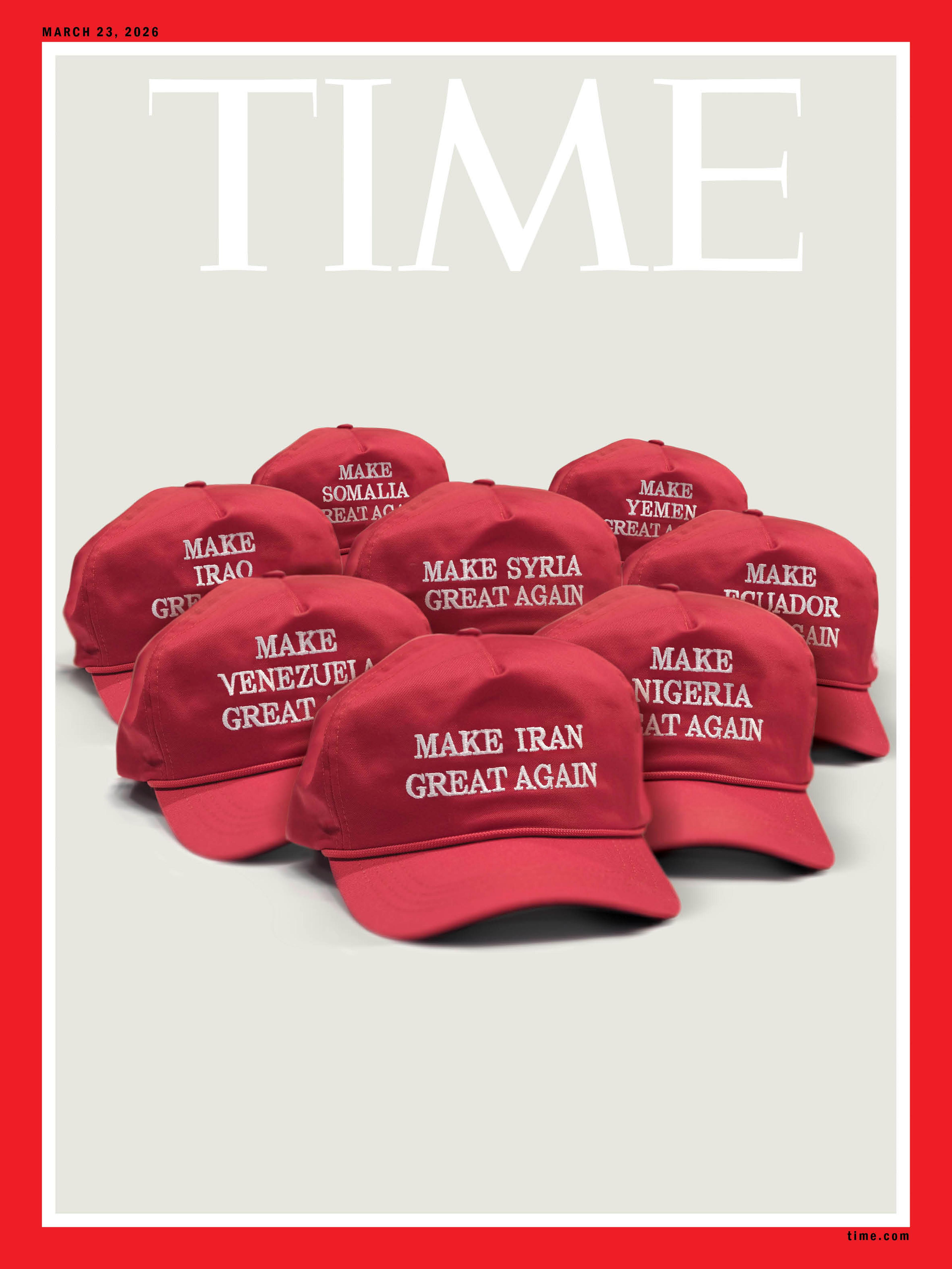 Trump Iran Time Magazine cover 260323