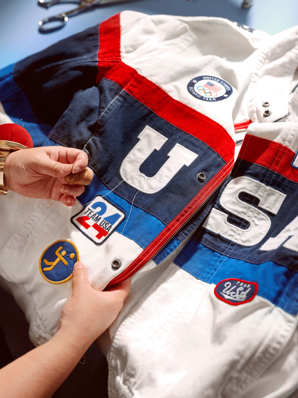Behind the Scenes as Team USA Gets Fitted for Their Olympic Uniforms