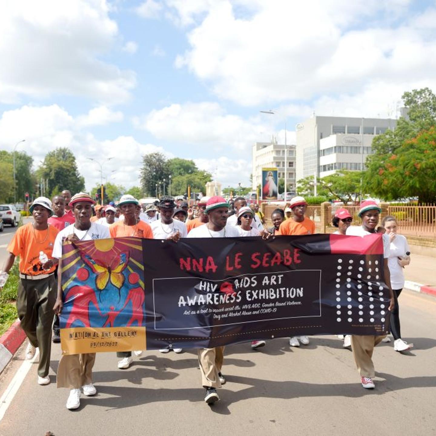 BOTSWANA-GABORONE-ART EXHIBITION-SOCIAL AWARENESS