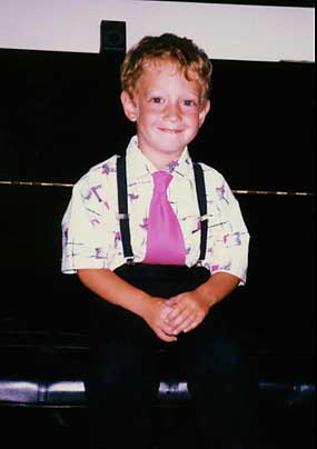 Zuckerberg's father describes his son, seen here at five years old, as "strong-willed and relentless."