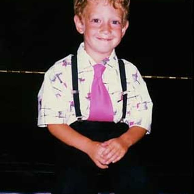 Zuckerberg's father describes his son, seen here at five years old, as "strong-willed and relentless."