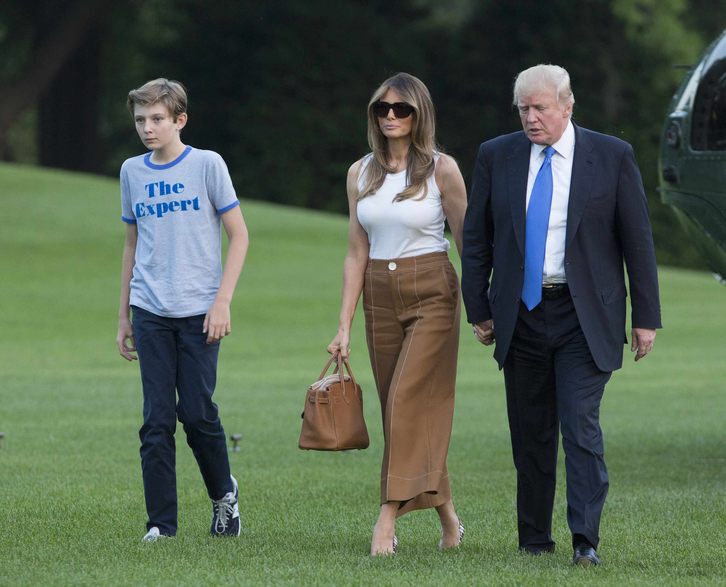 Melania and Barron Trump Have Moved into the White House